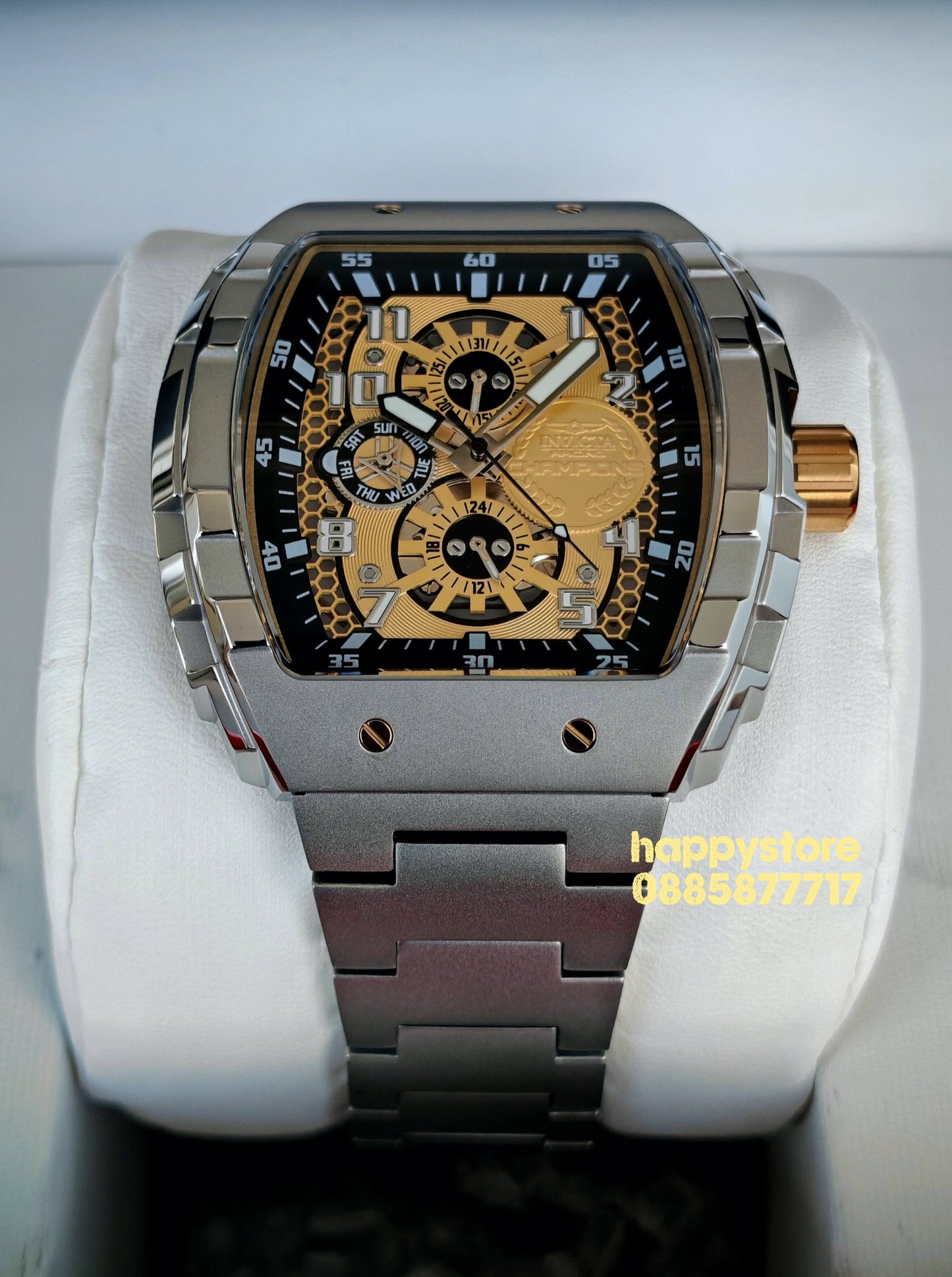 INVICTA Racing Champions Silver 47 mm