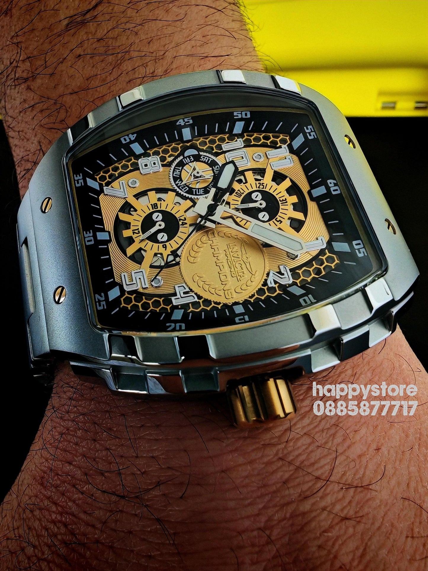 INVICTA Racing Champions Silver 47 mm