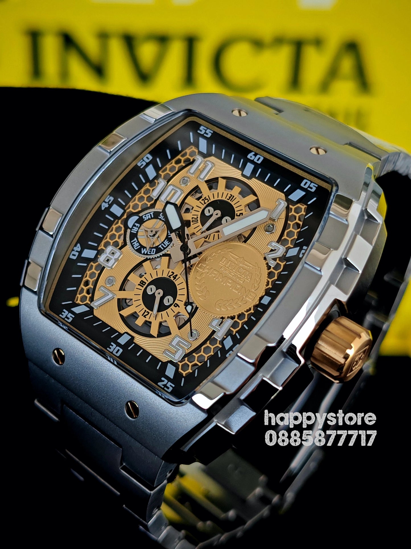 INVICTA Racing Champions Silver 47 mm