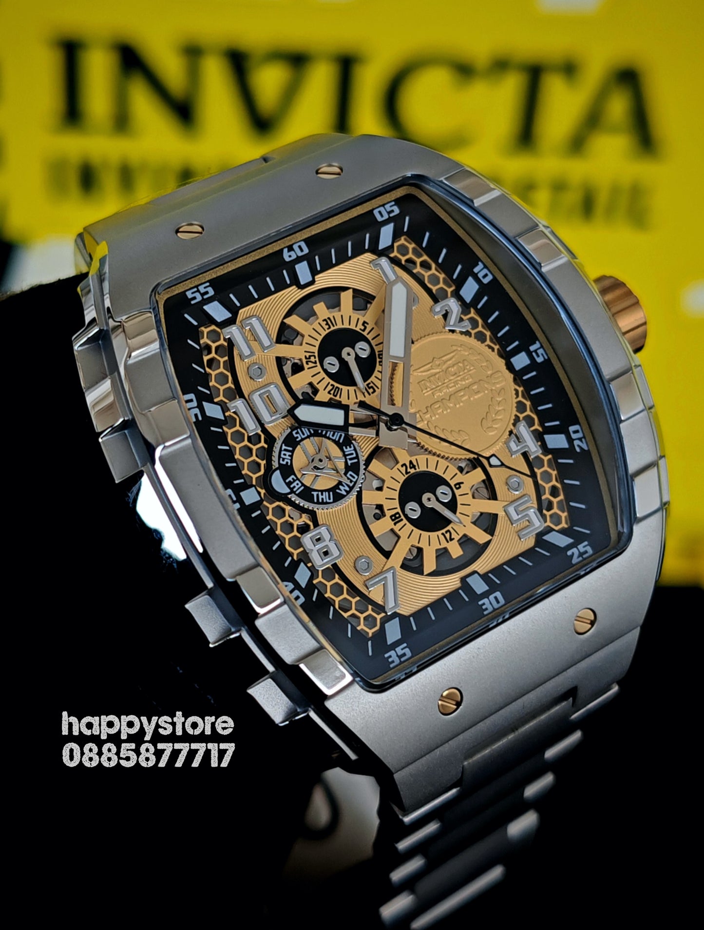 INVICTA Racing Champions Silver 47 mm