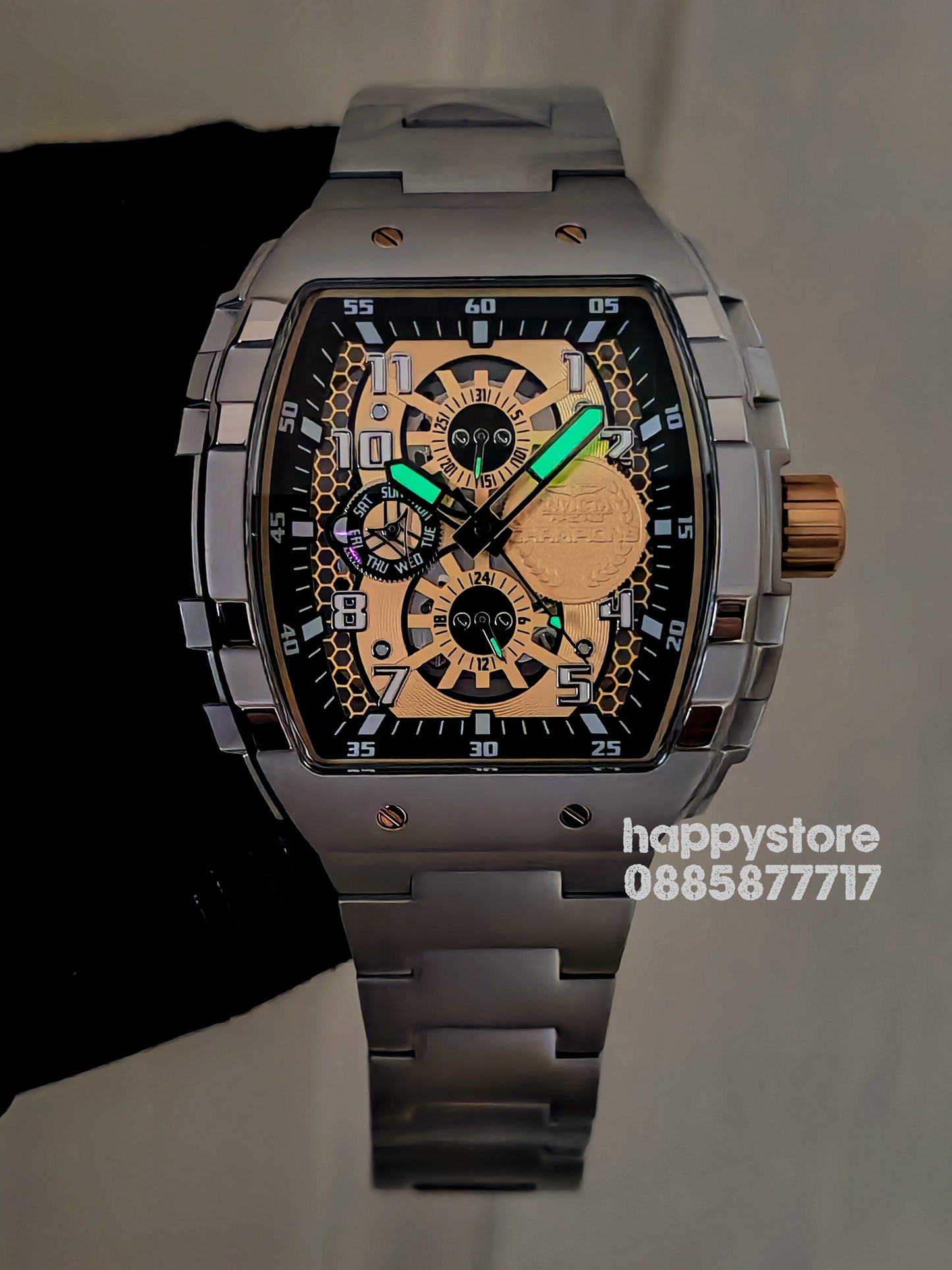 INVICTA Racing Champions Silver 47 mm