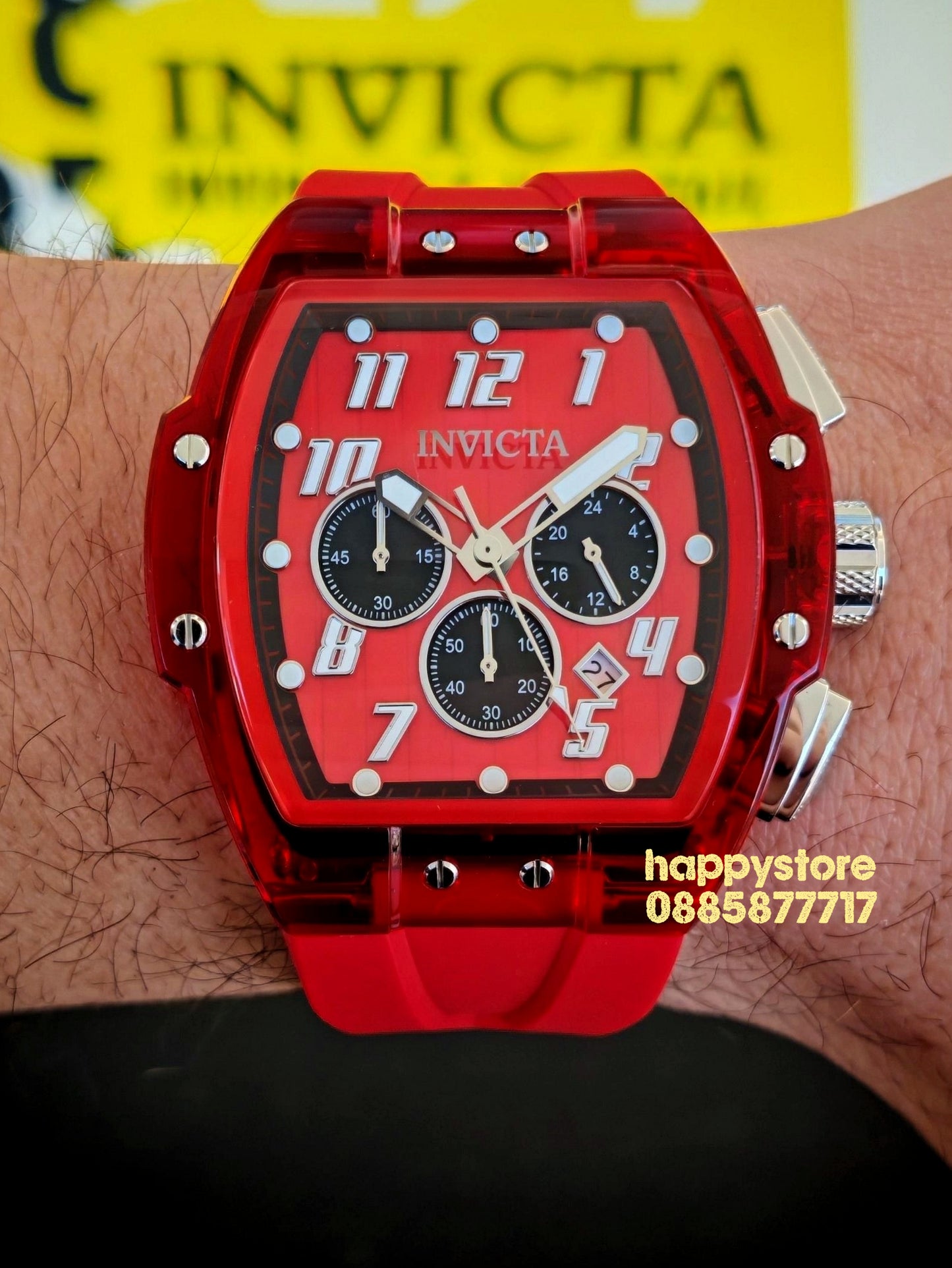 INVICTA Ghost Red 47 mm