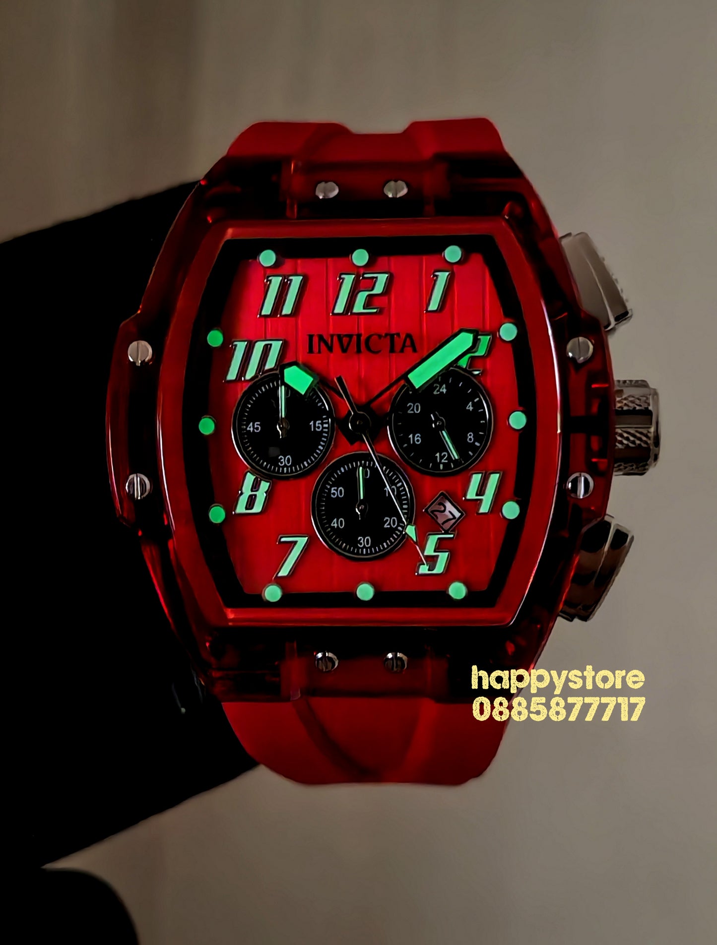 INVICTA Ghost Red 47 mm
