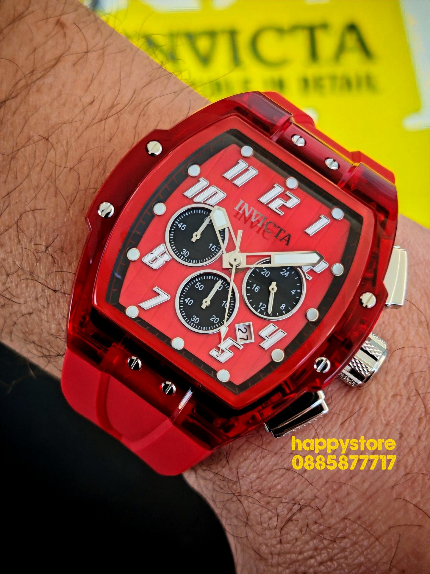 INVICTA Ghost Red 47 mm