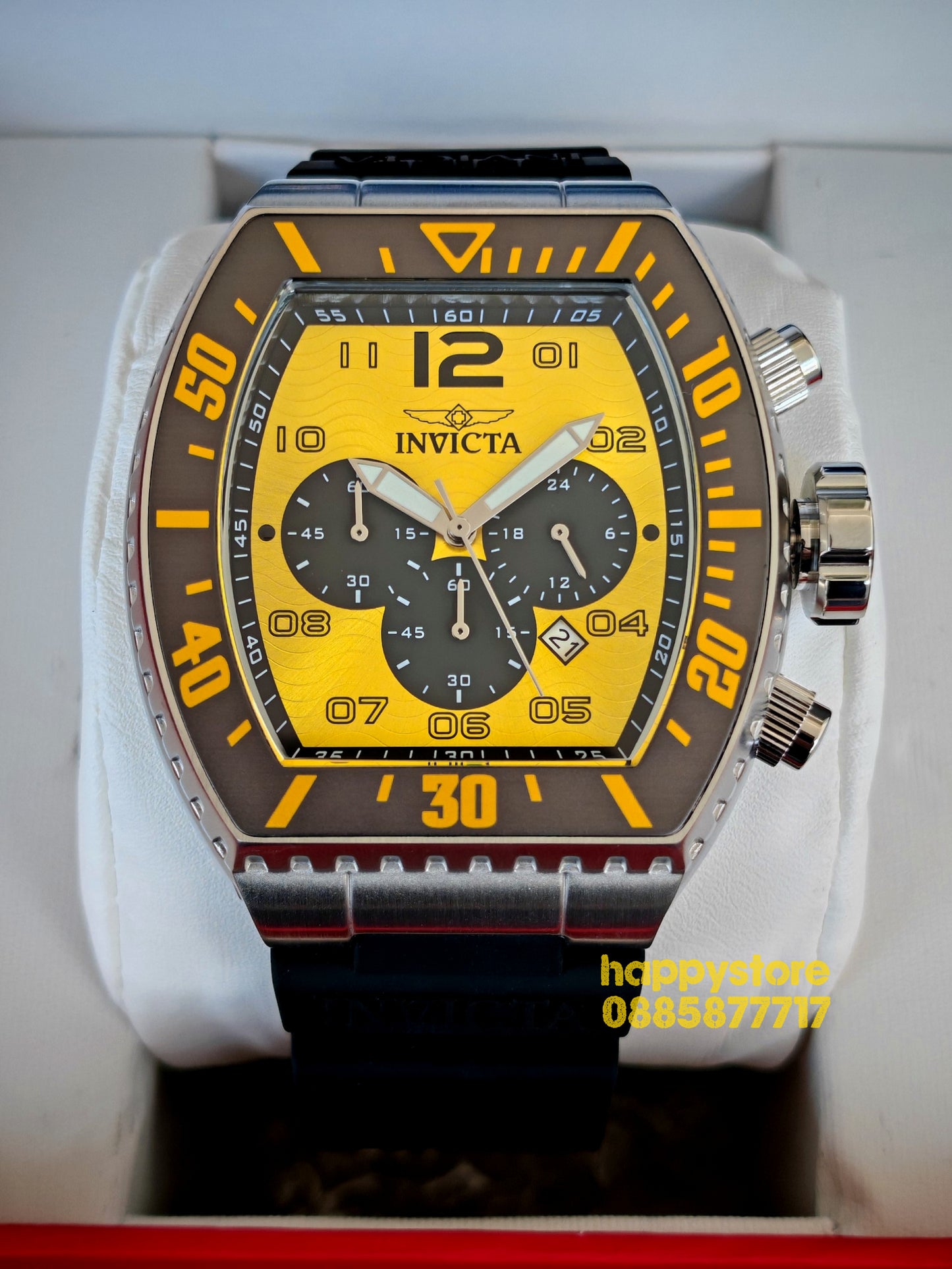 INVICTA Gridlock Yellow 50 mm