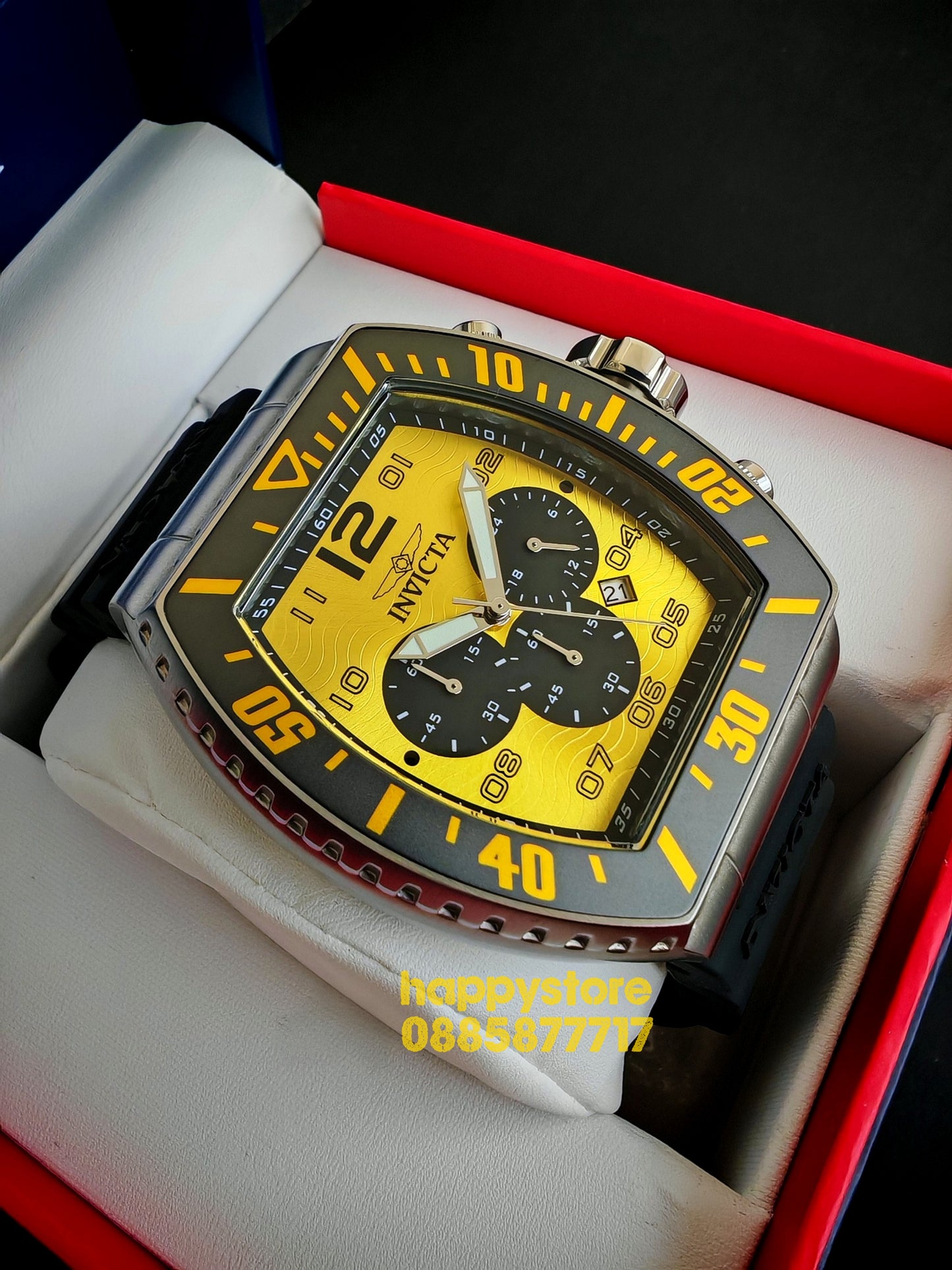 INVICTA Gridlock Yellow 50 mm