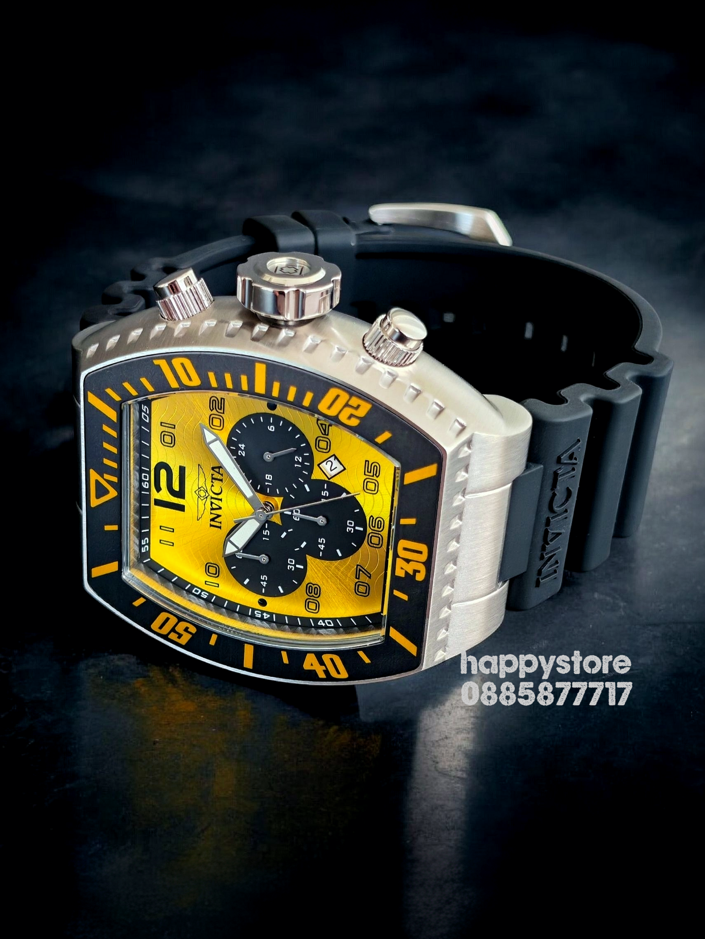 INVICTA Gridlock Yellow 50 mm
