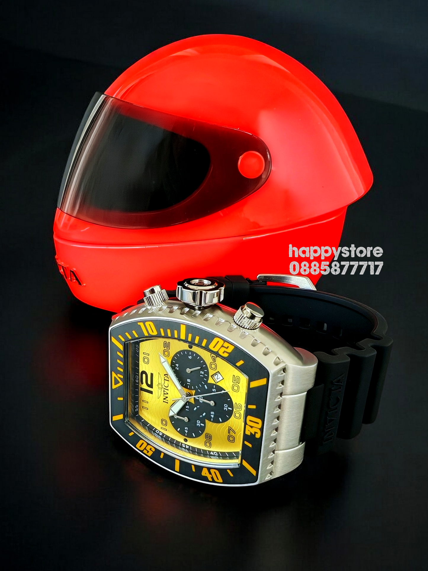 INVICTA Gridlock Yellow 50 mm