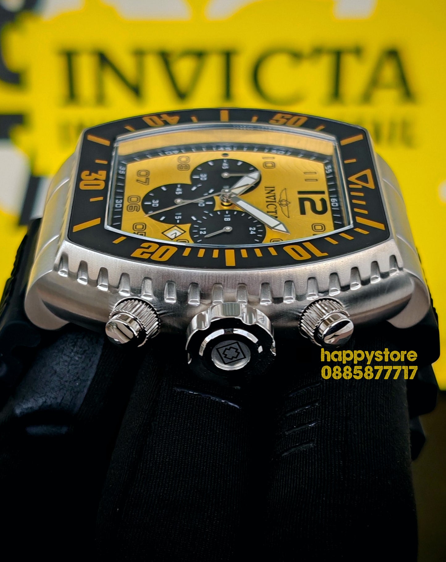 INVICTA Gridlock Yellow 50 mm