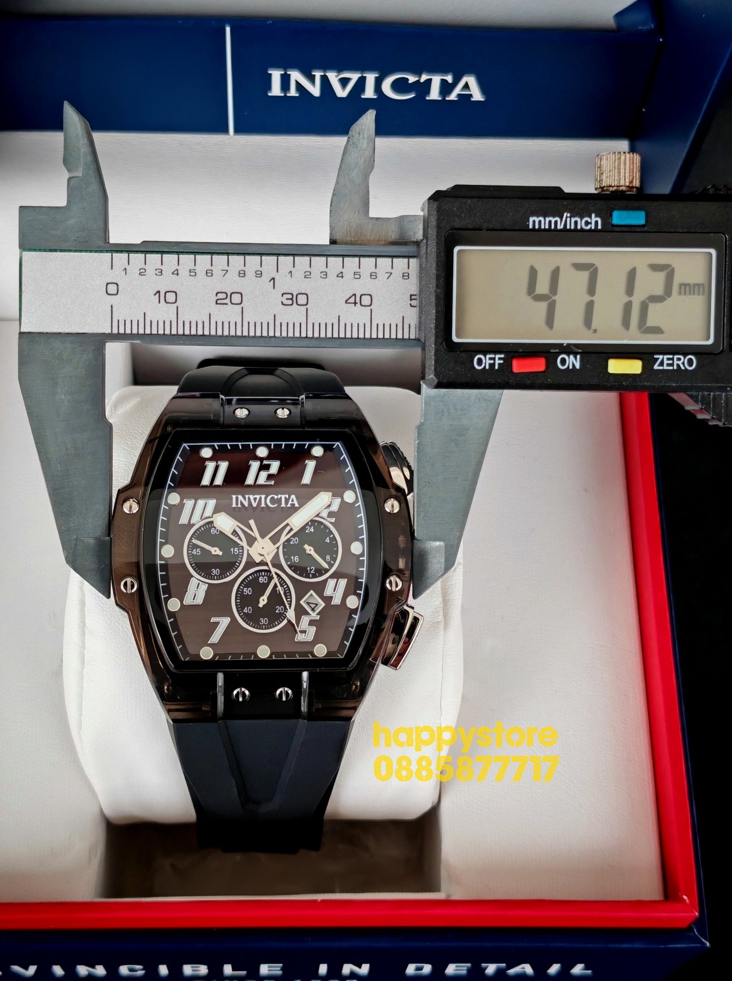 INVICTA Ghost Black 47 mm