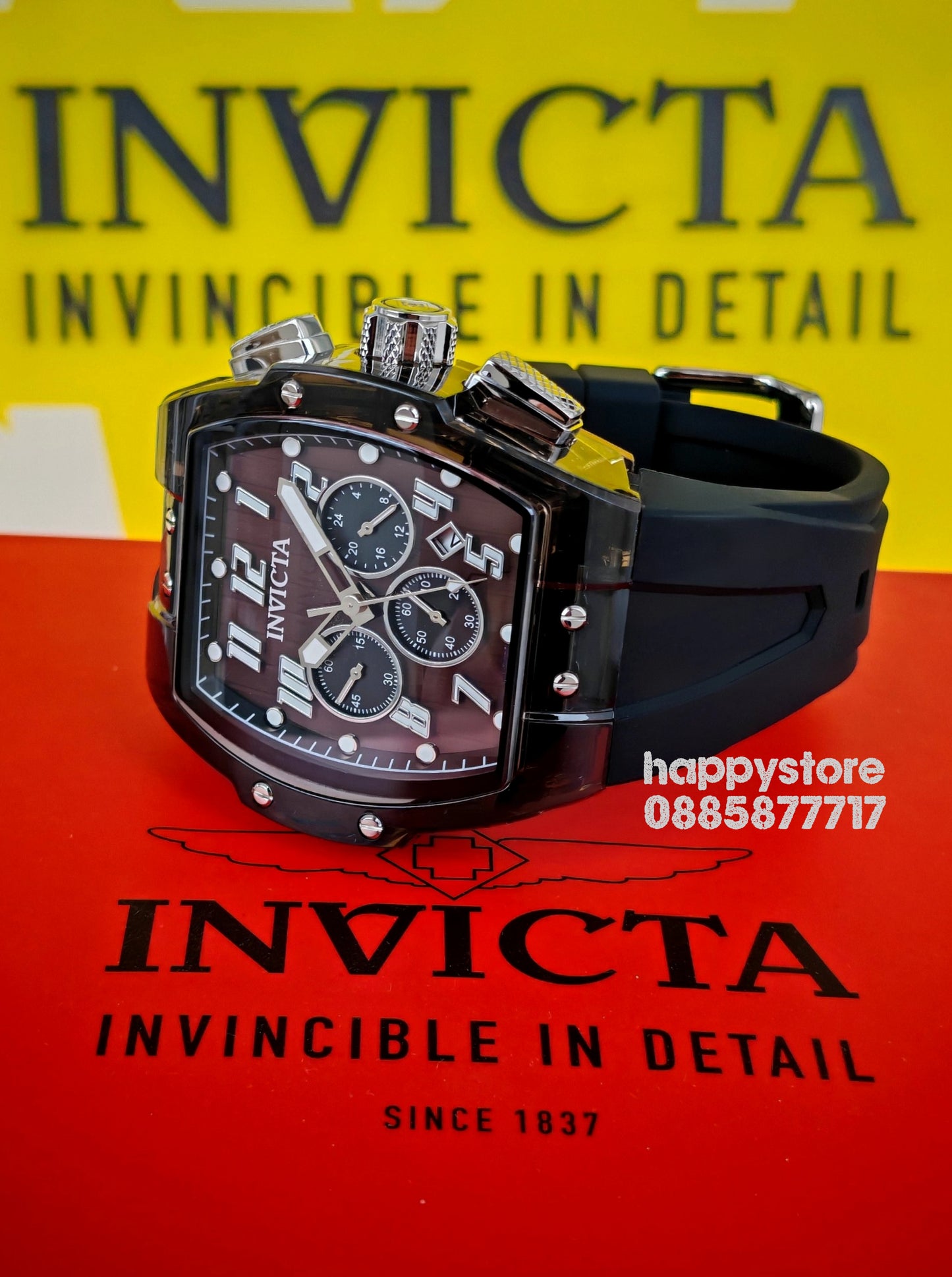 INVICTA Ghost Black 47 mm