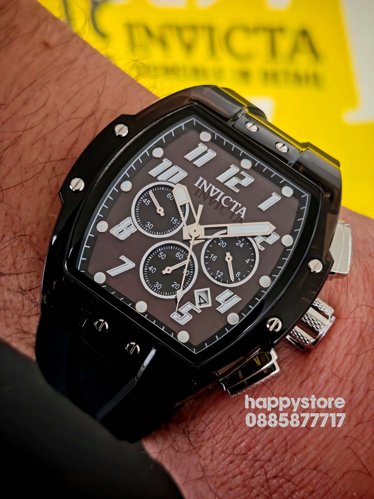 INVICTA Ghost Black 47 mm