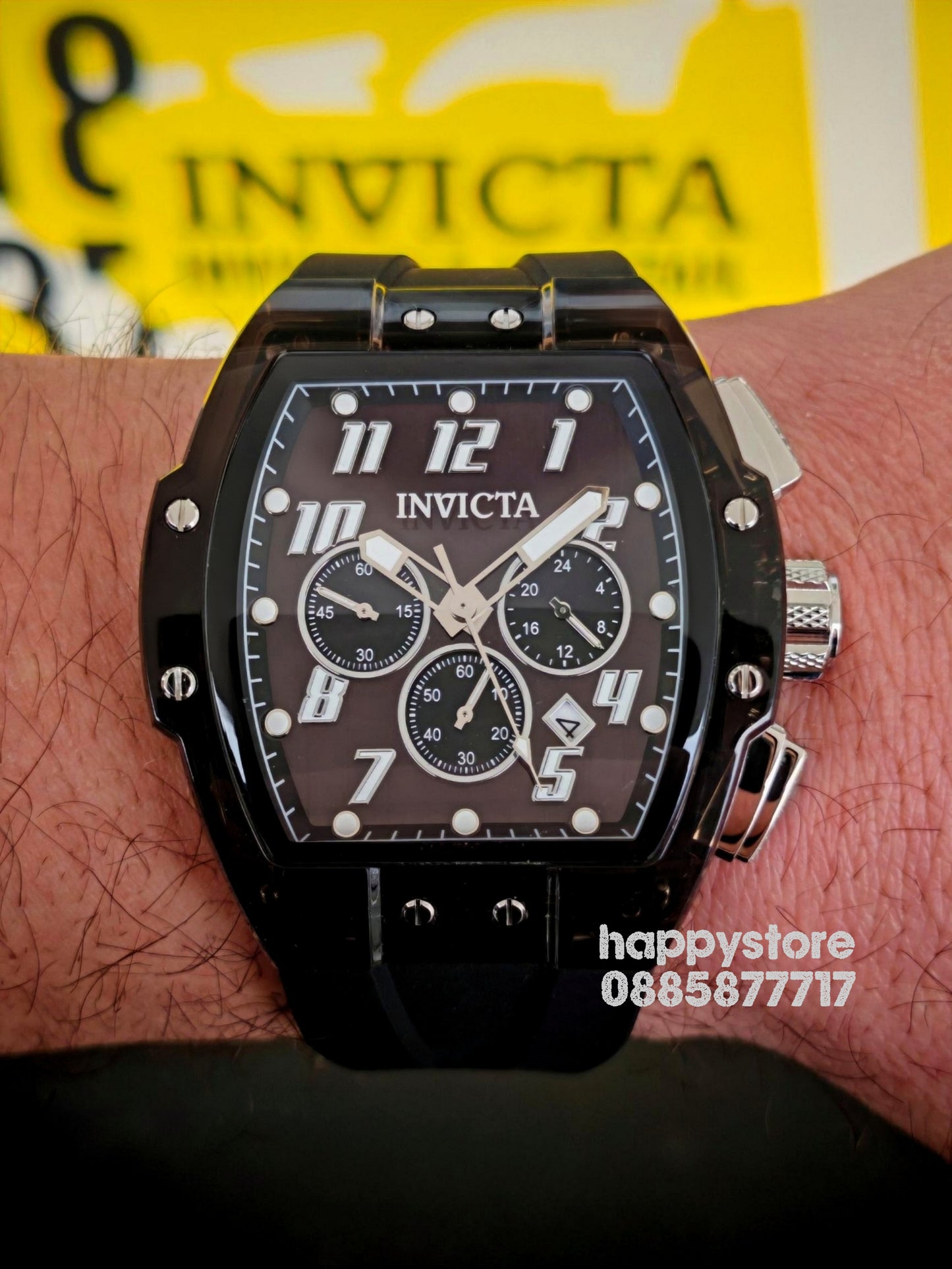 INVICTA Ghost Black 47 mm