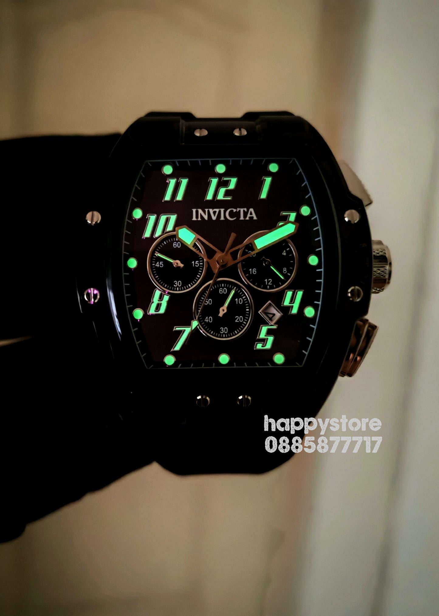 INVICTA Ghost Black 47 mm
