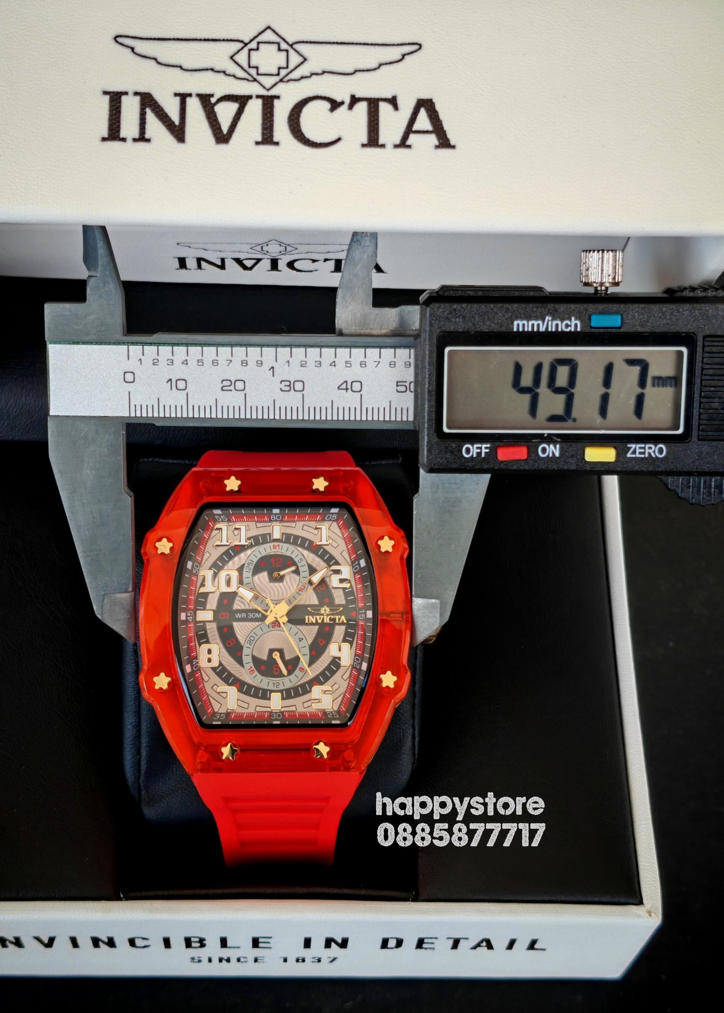 INVICTA Cyclone Red 49 mm