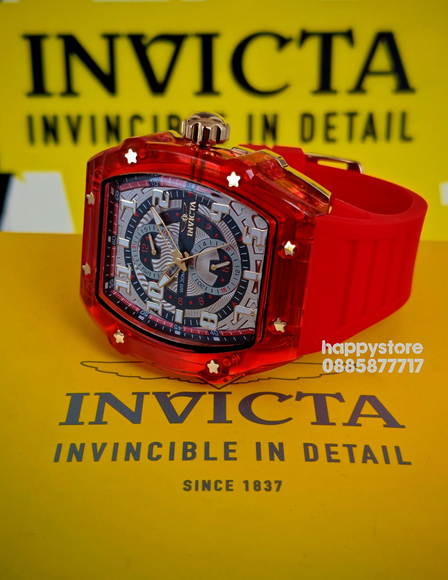 INVICTA Cyclone Red 49 mm