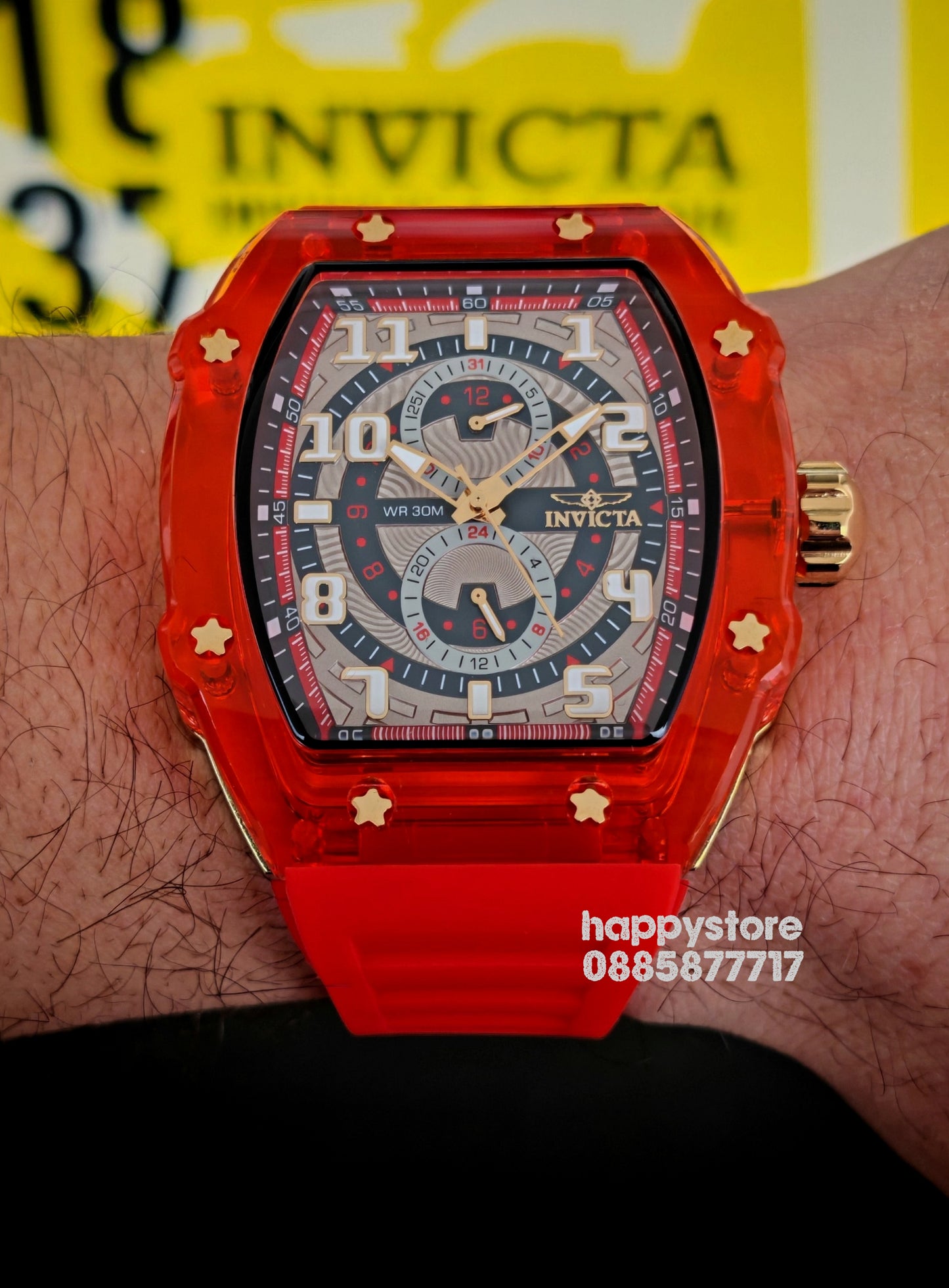 INVICTA Cyclone Red 49 mm