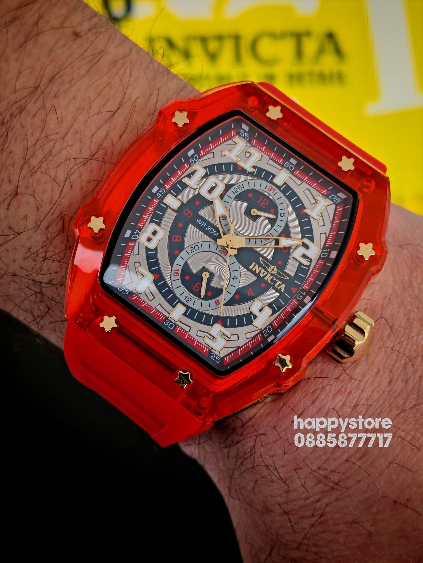 INVICTA Cyclone Red 49 mm
