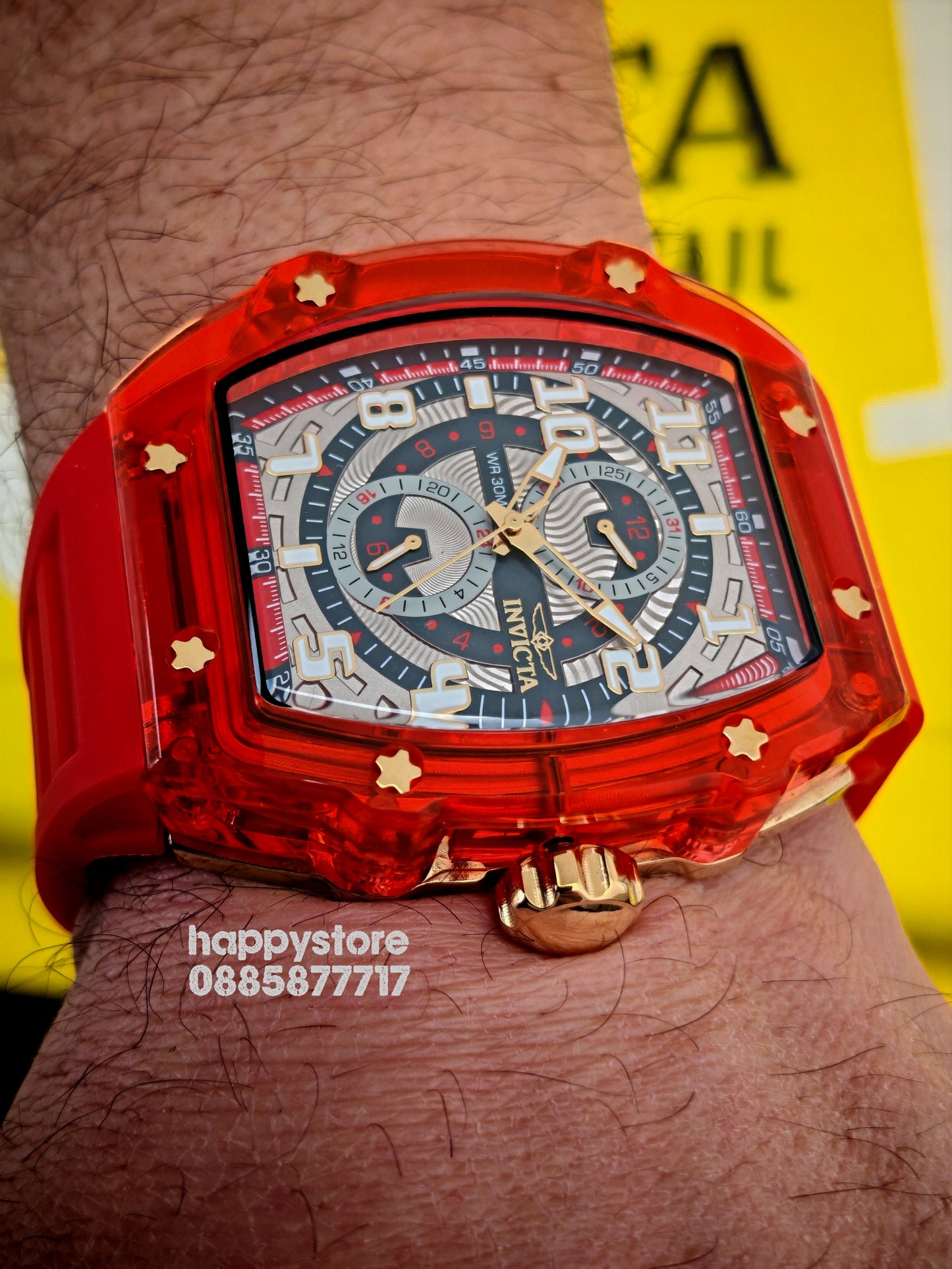 INVICTA Cyclone Red 49 mm