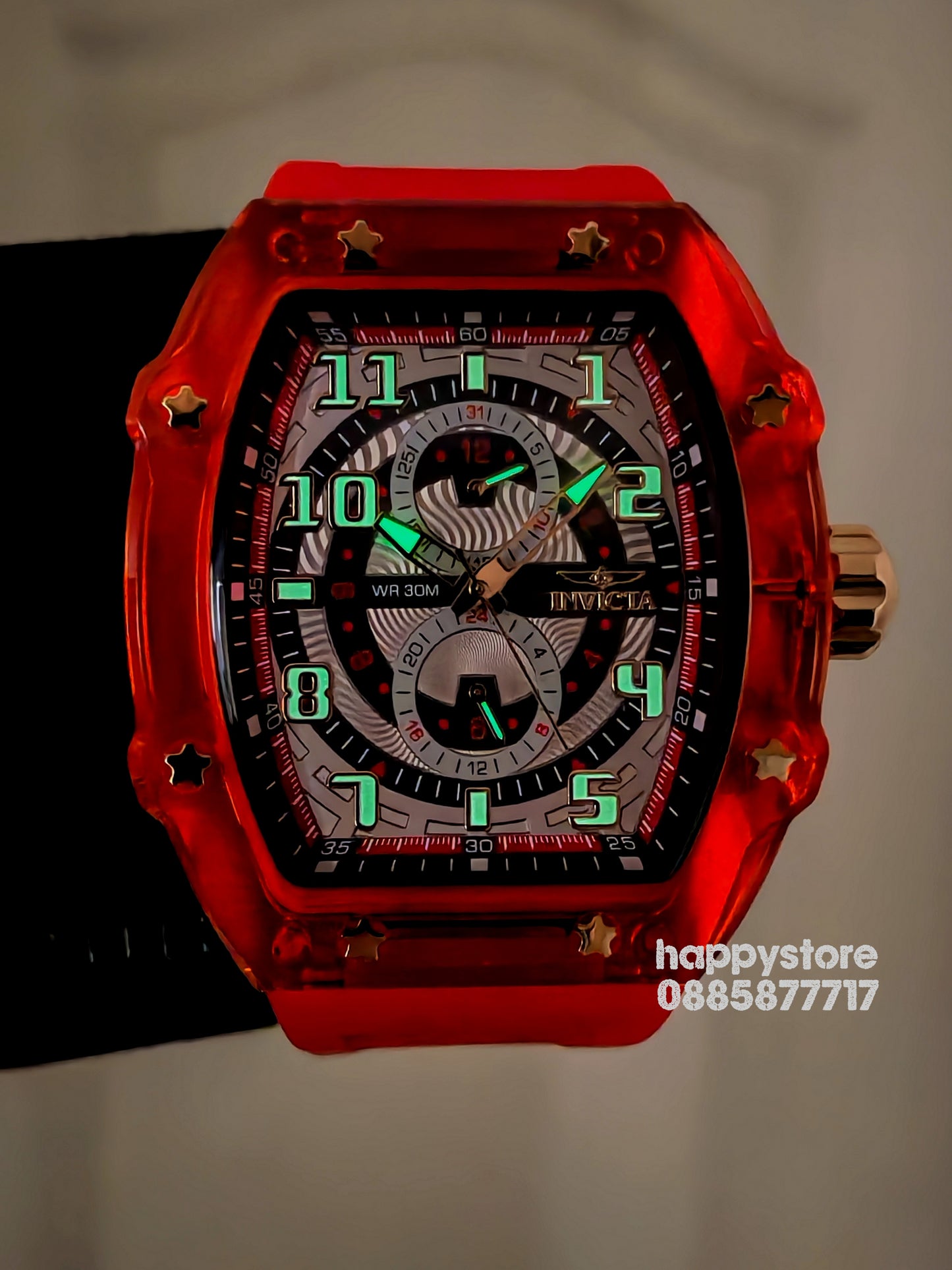 INVICTA Cyclone Red 49 mm