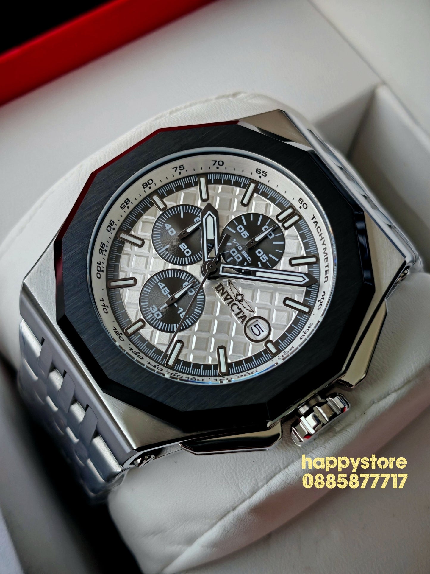 INVICTA Akula Silver steel 48 mm