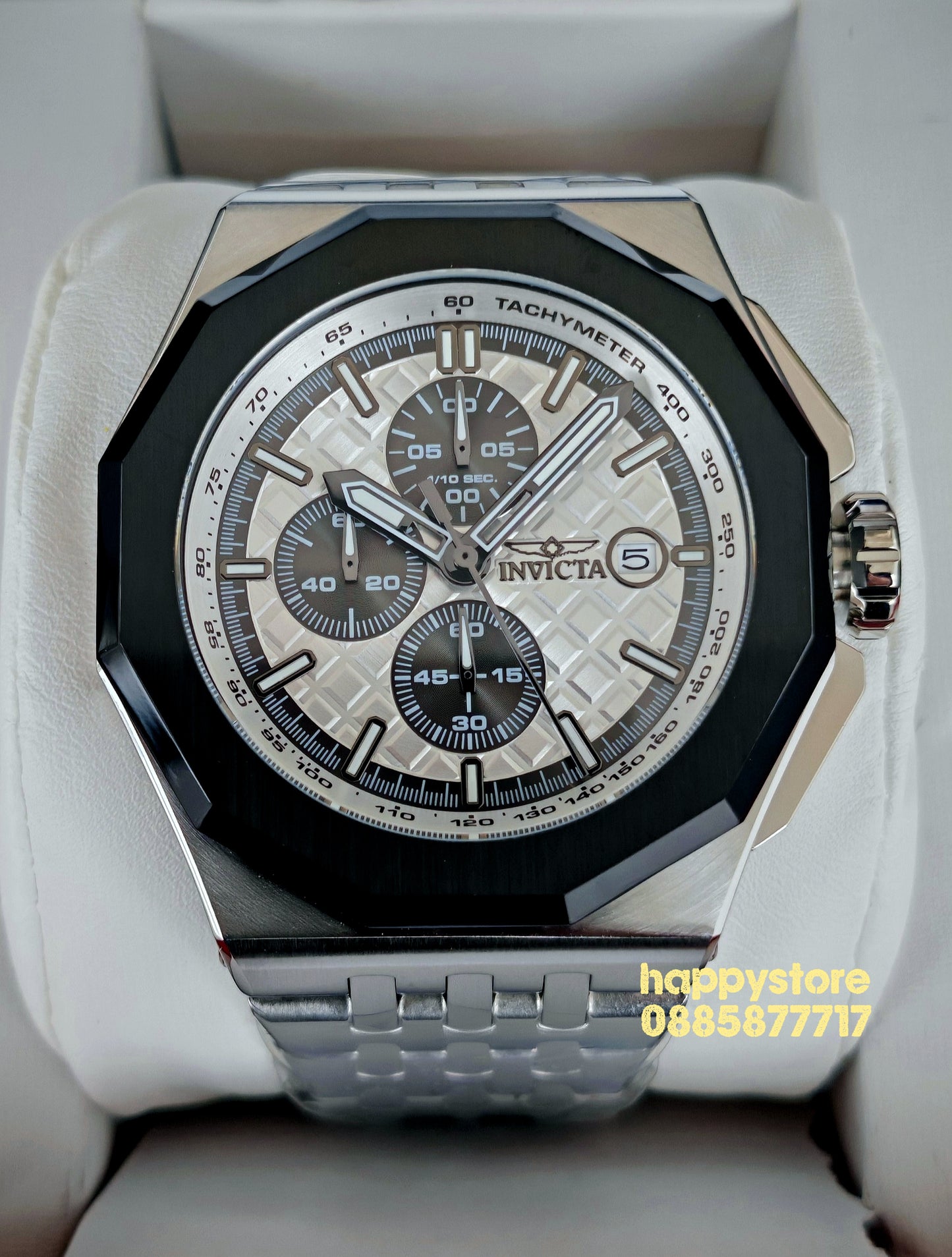 INVICTA Akula Silver steel 48 mm