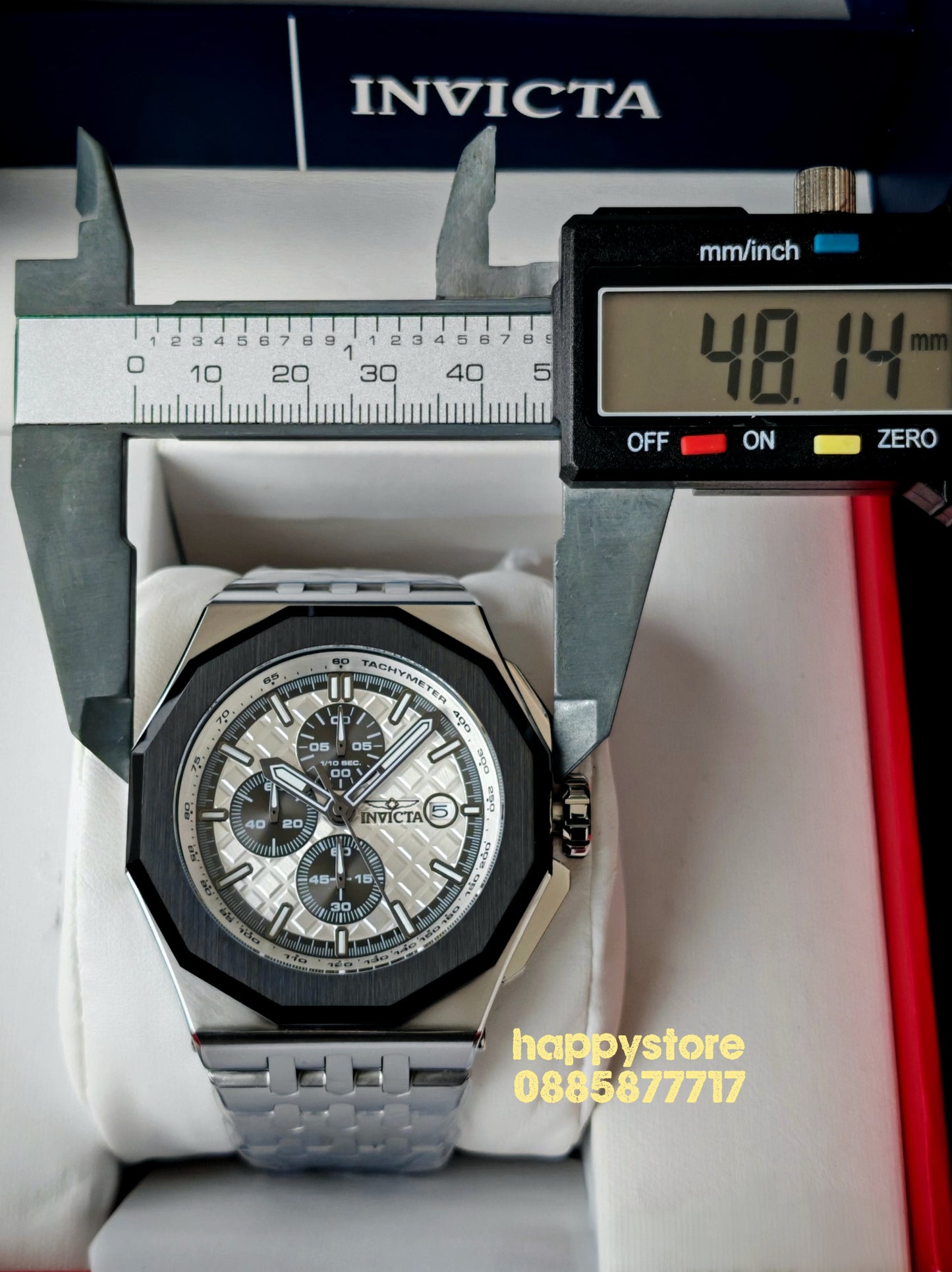 INVICTA Akula Silver steel 48 mm