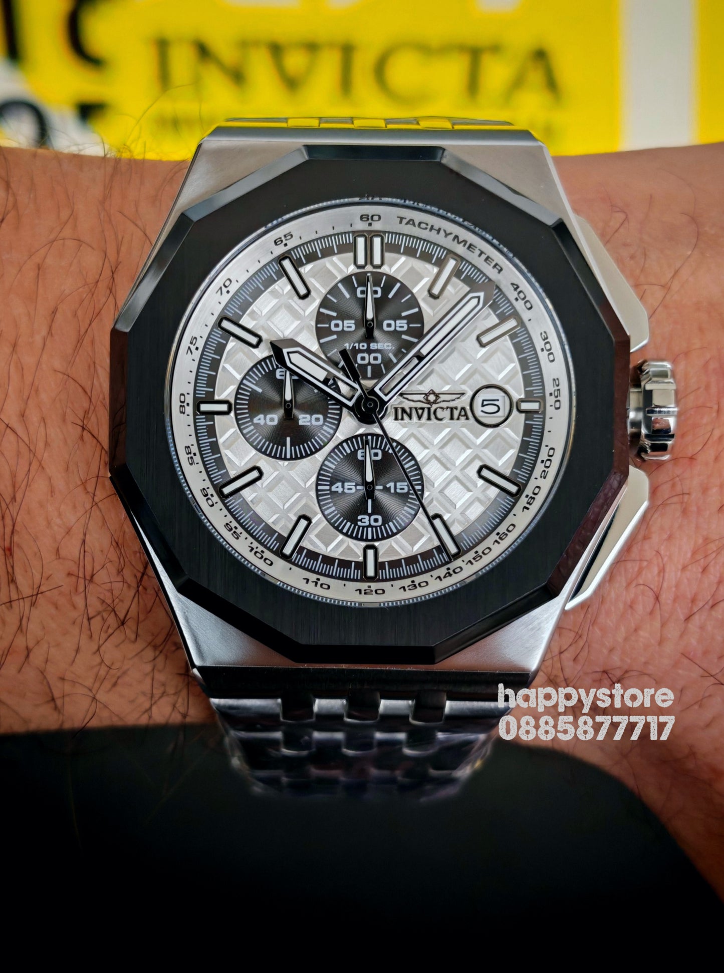 INVICTA Akula Silver steel 48 mm