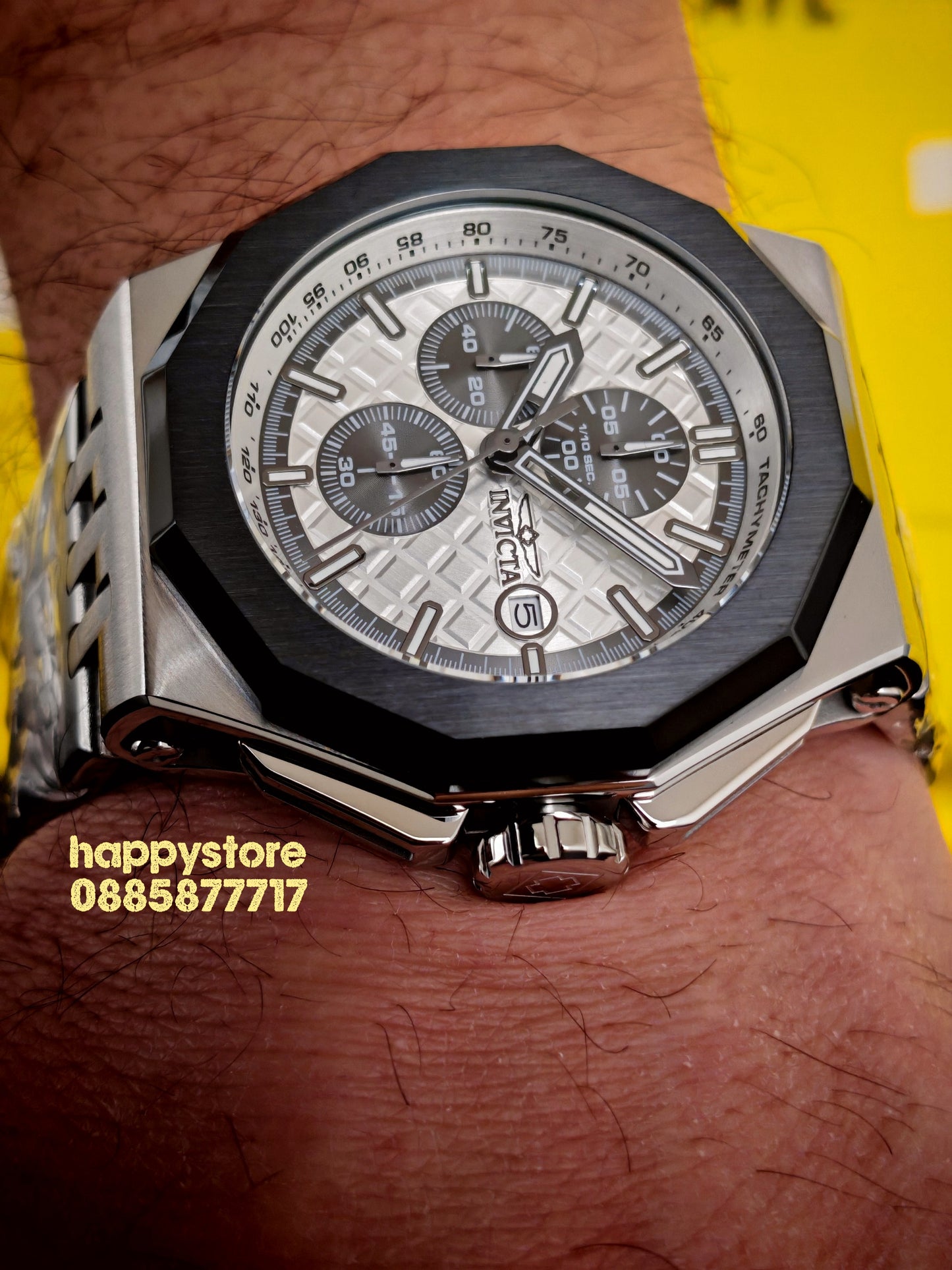 INVICTA Akula Silver steel 48 mm