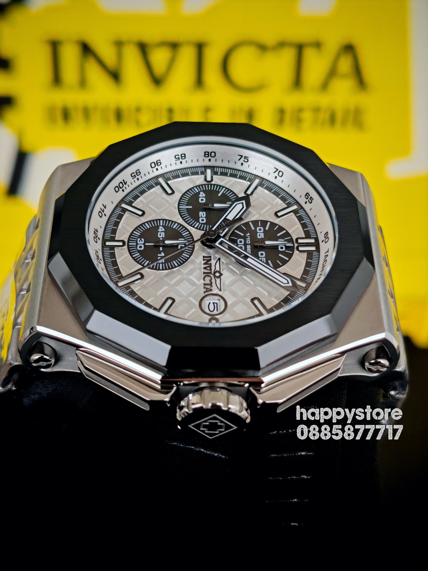 INVICTA Akula Silver steel 48 mm