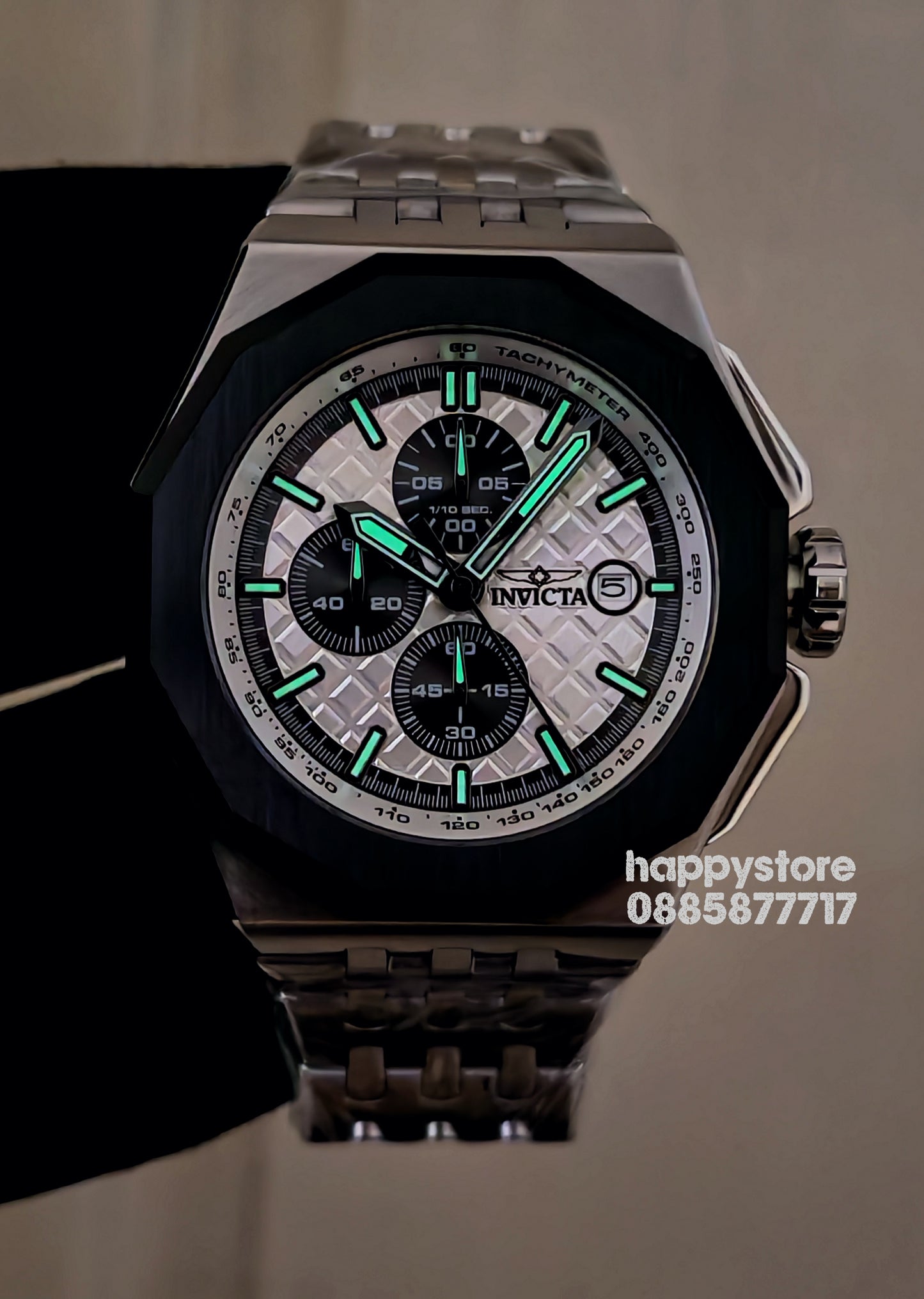 INVICTA Akula Silver steel 48 mm