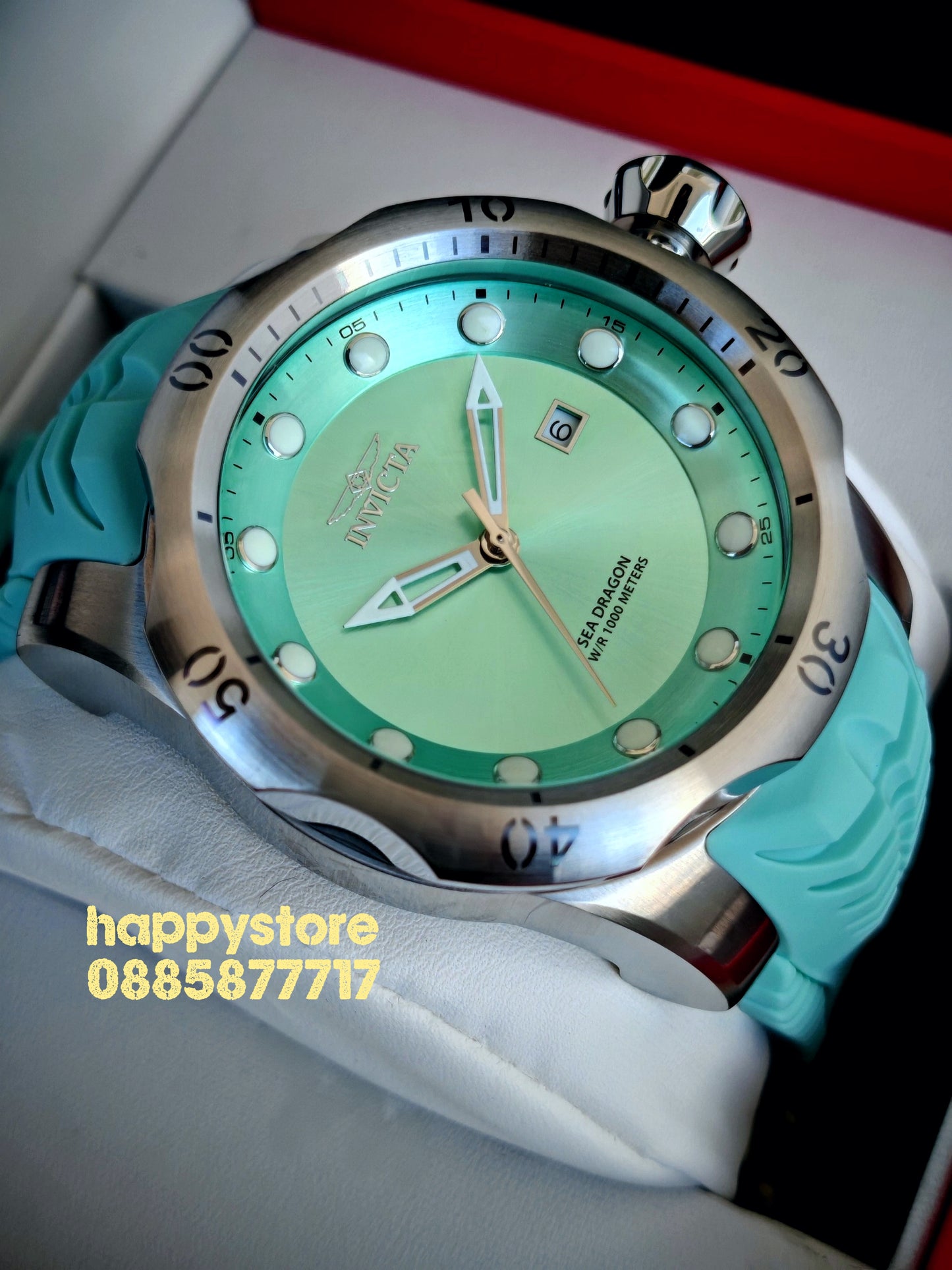 INVICTA Sea Dragon turquoise 54 mm