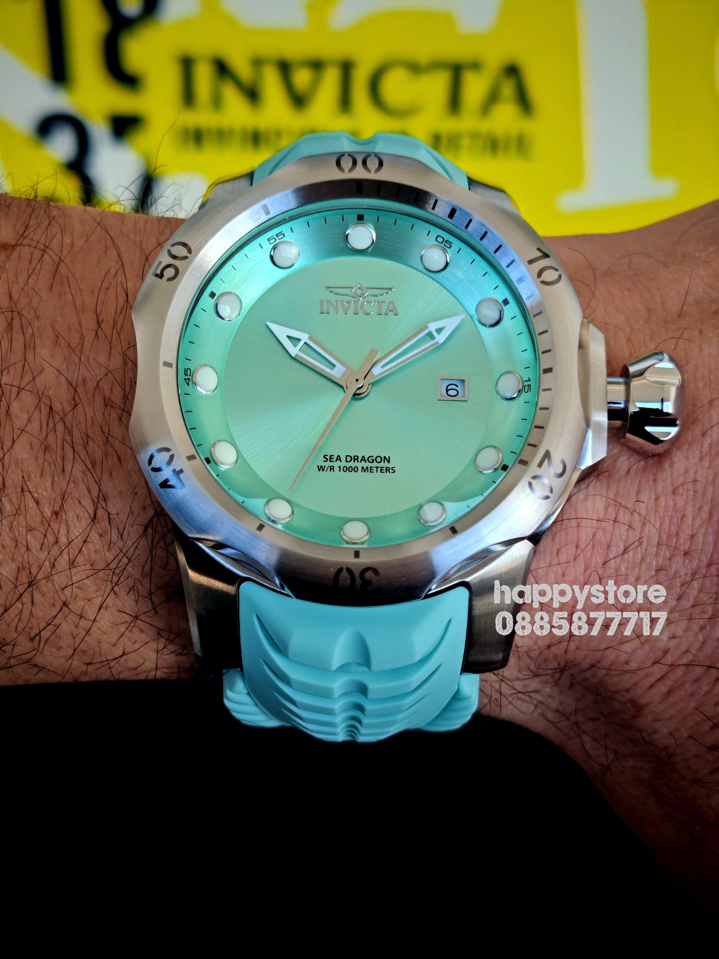 INVICTA Sea Dragon turquoise 54 mm