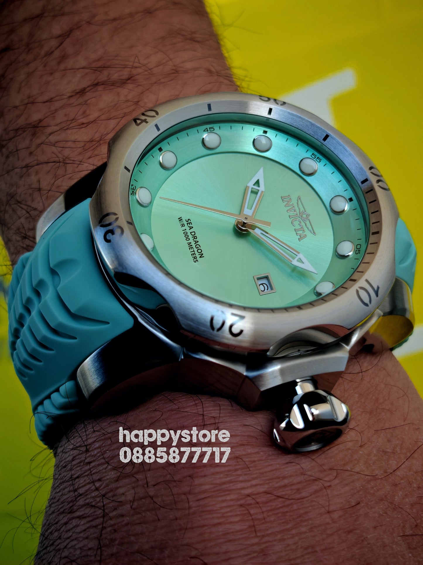 INVICTA Sea Dragon turquoise 54 mm