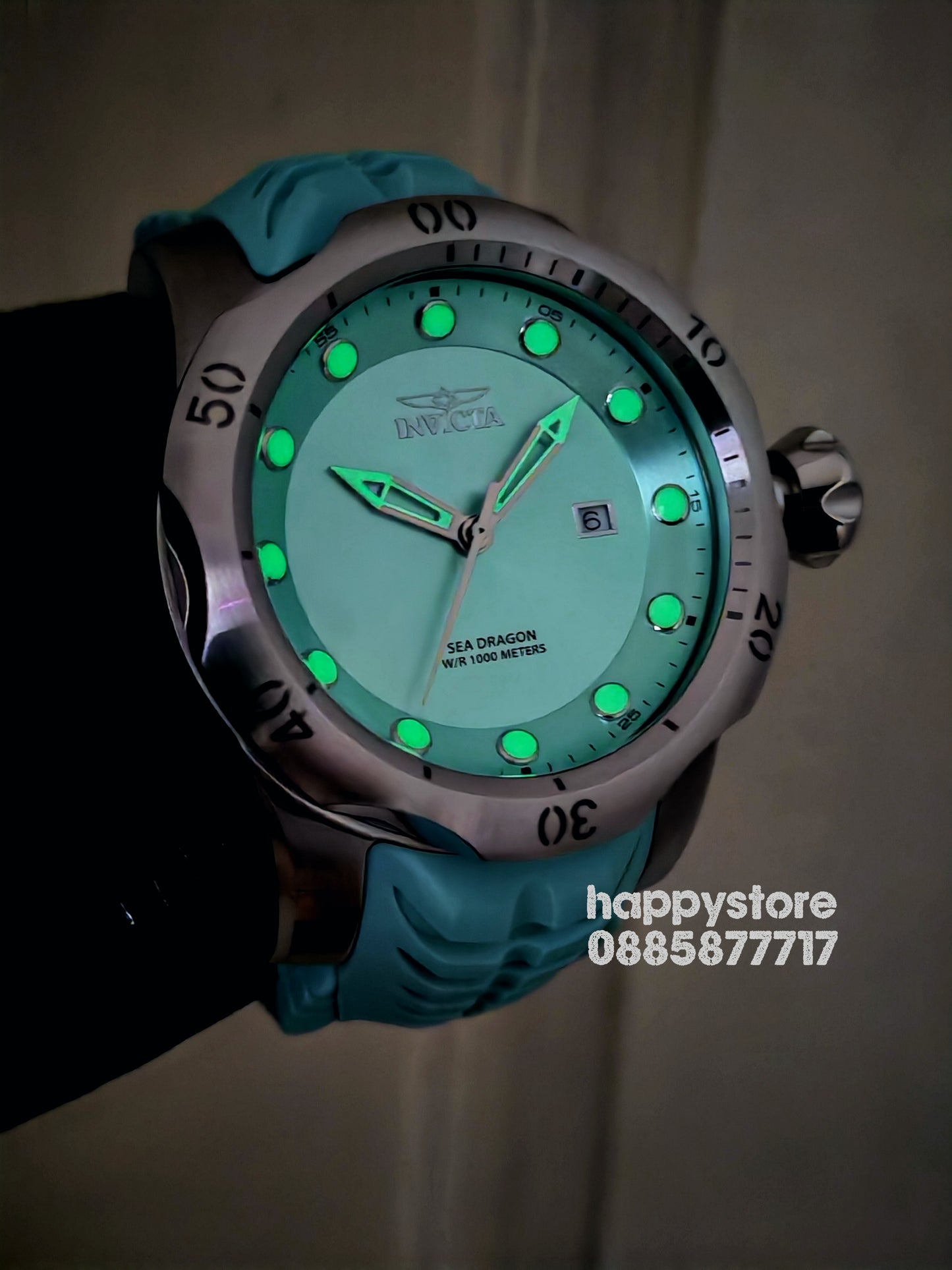 INVICTA Sea Dragon turquoise 54 mm