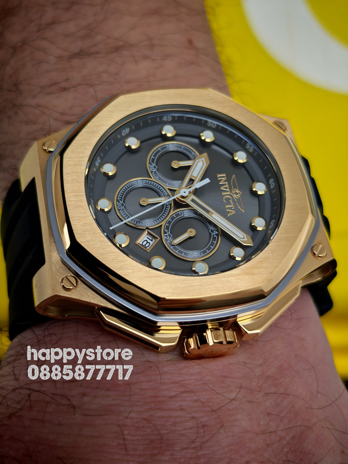 INVICTA Akula Gold 50 mm