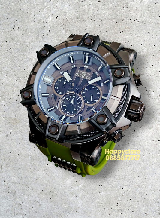 INVICTA Bolt Gunmetal green black 52 mm