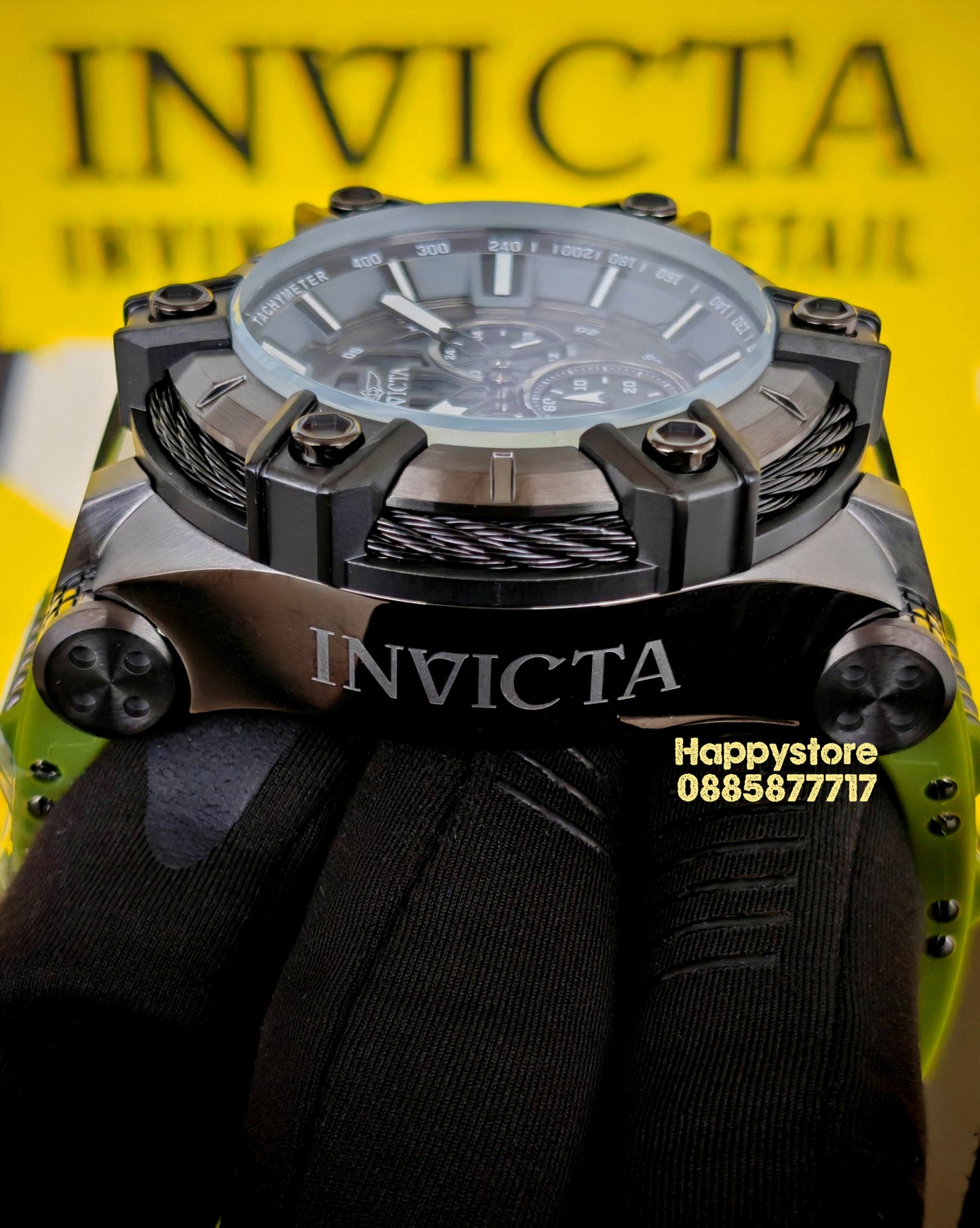 INVICTA Bolt Gunmetal green black 52 mm