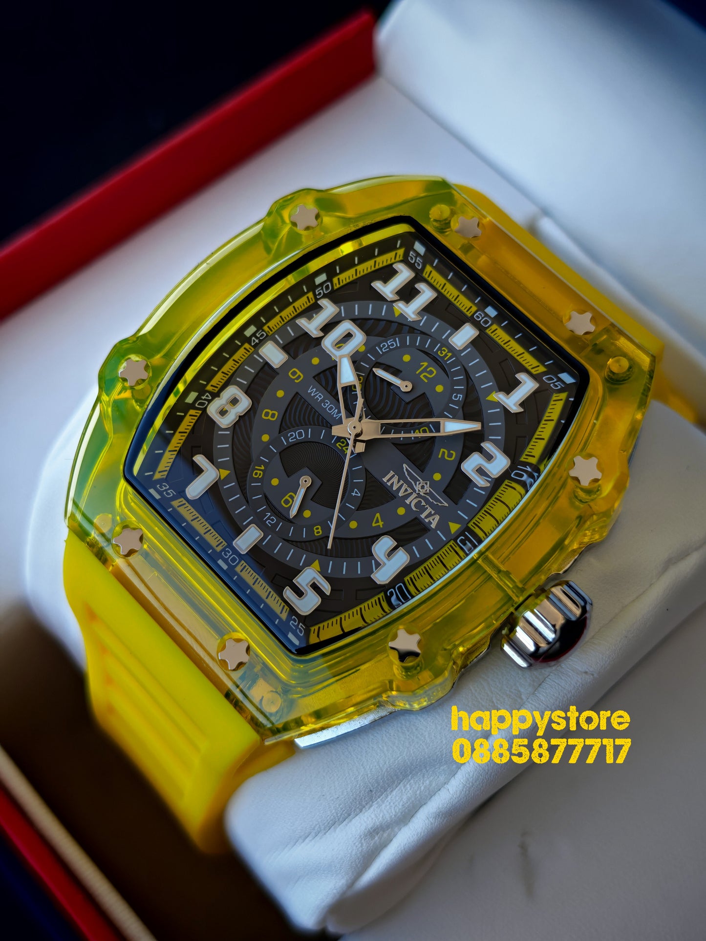 INVICTA Cyclone/Silver Yellow 49 mm