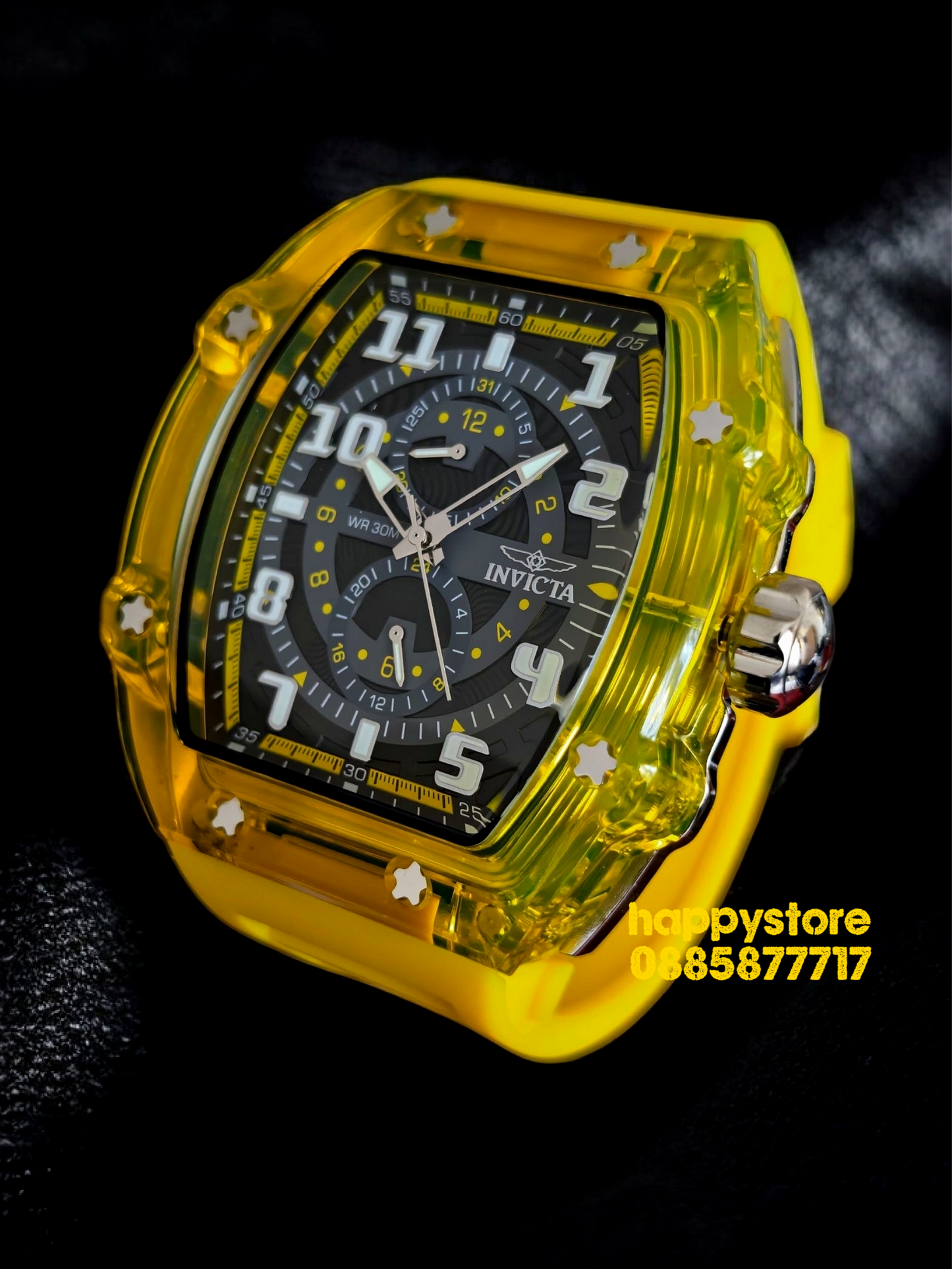 INVICTA Cyclone/Silver Yellow 49 mm
