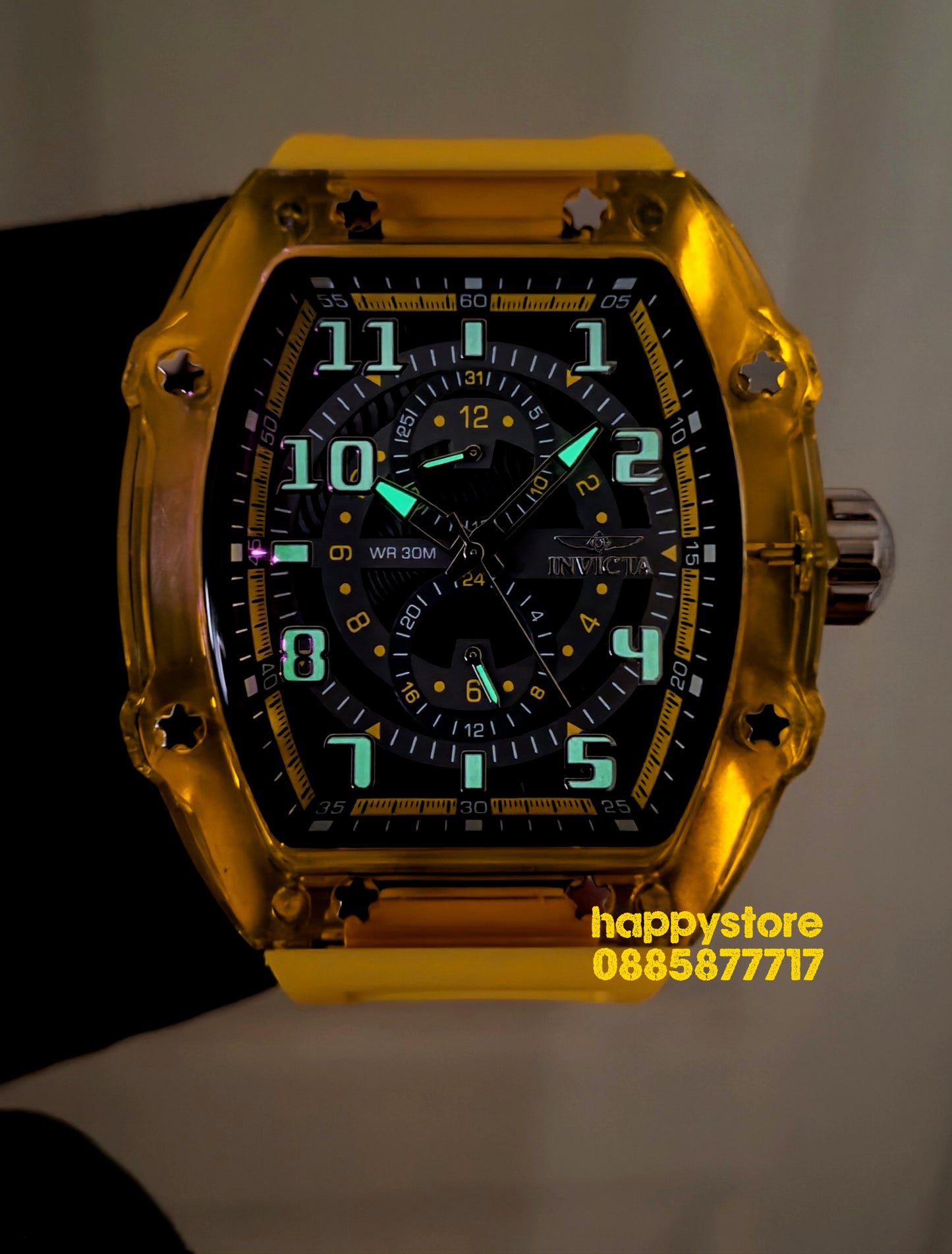 INVICTA Cyclone/Silver Yellow 49 mm