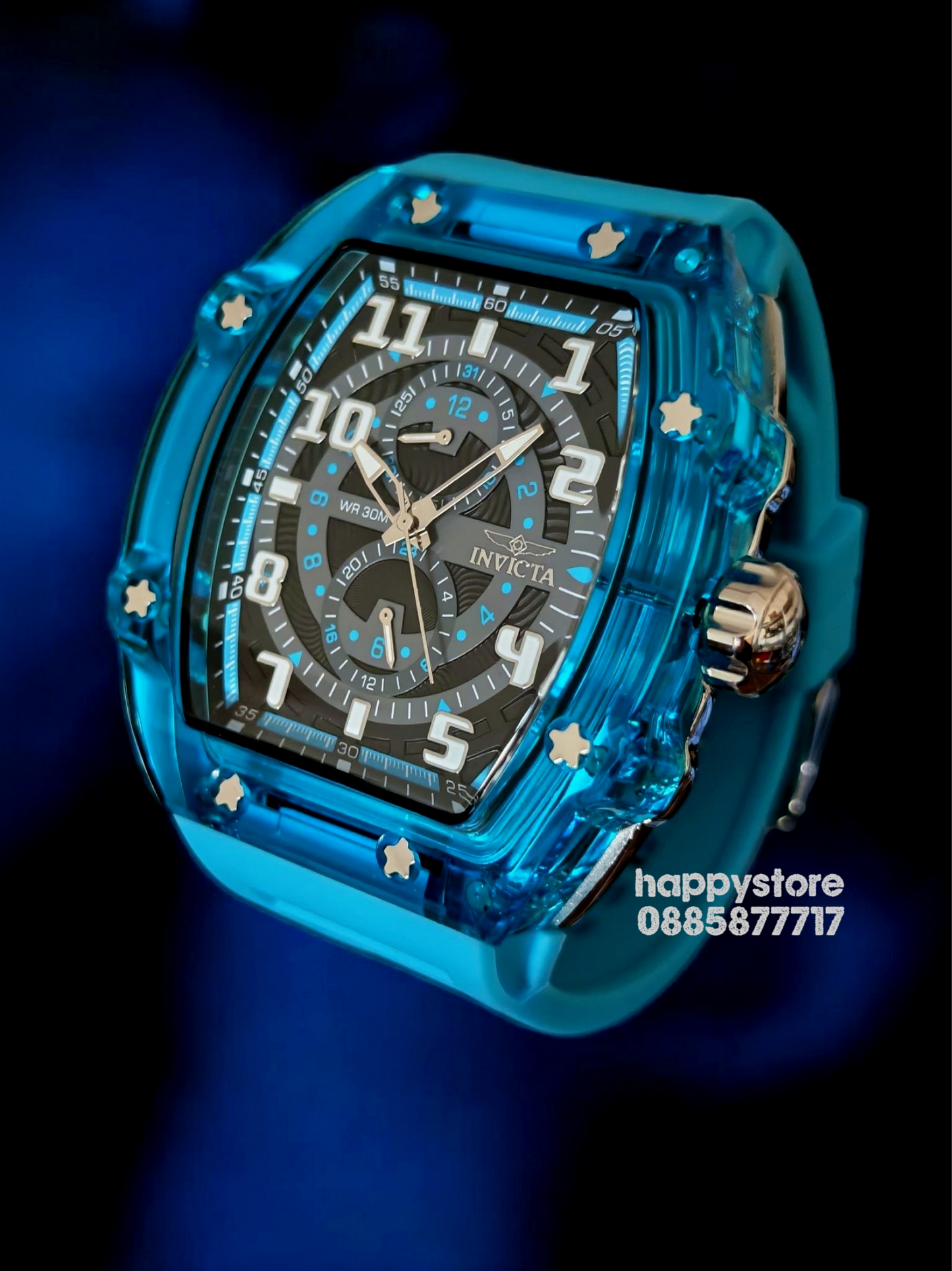 INVICTA Cyclone blue 49 mm