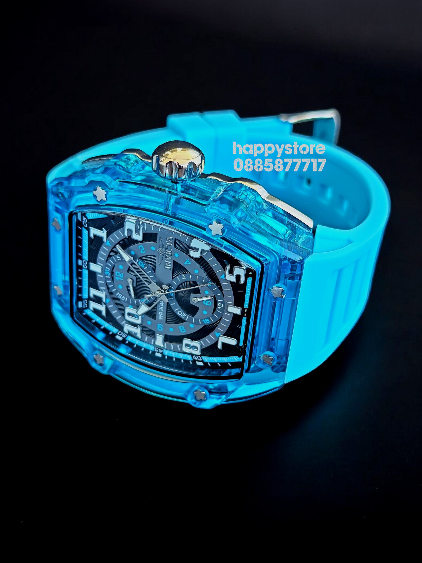 INVICTA Cyclone blue 49 mm