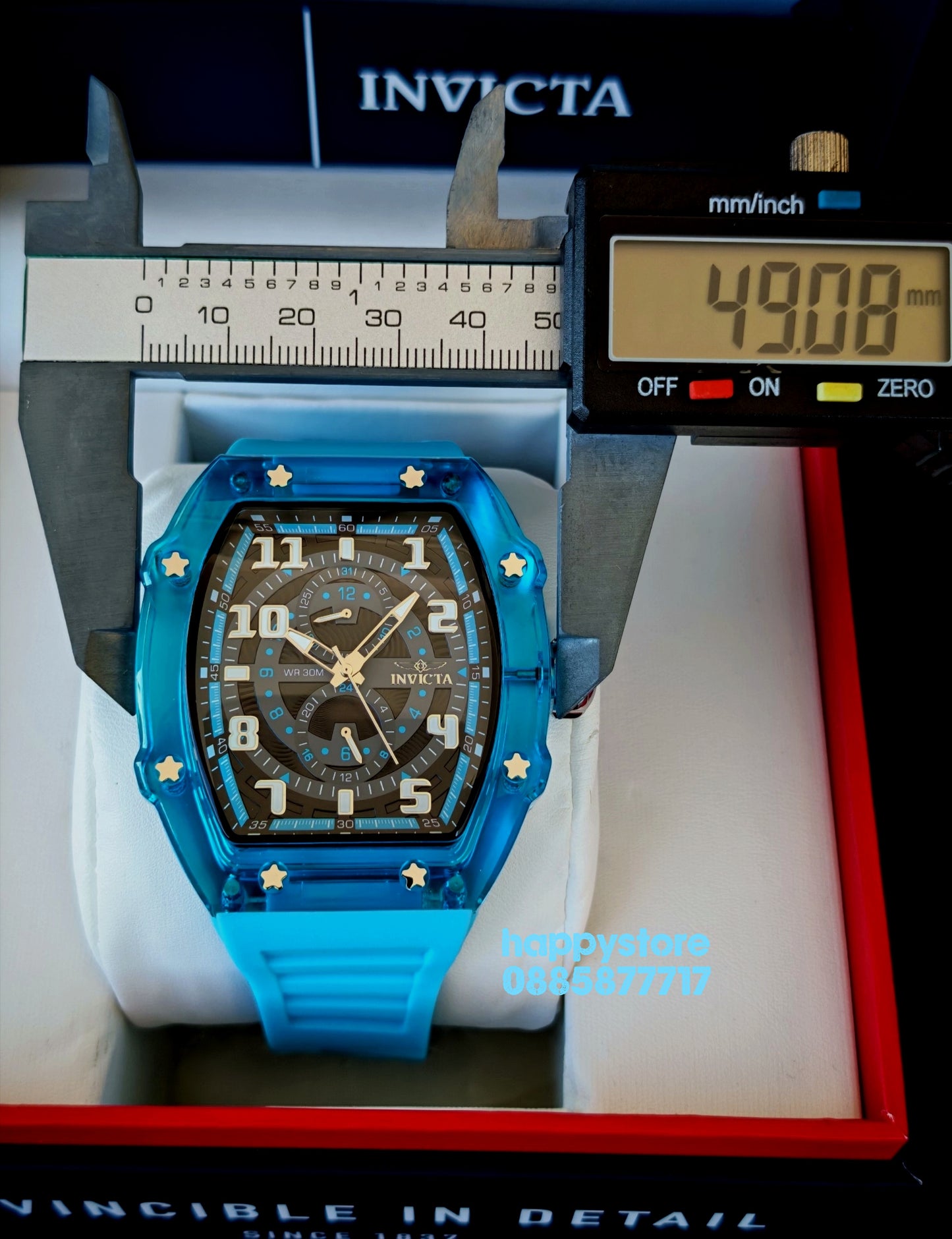 INVICTA Cyclone blue 49 mm