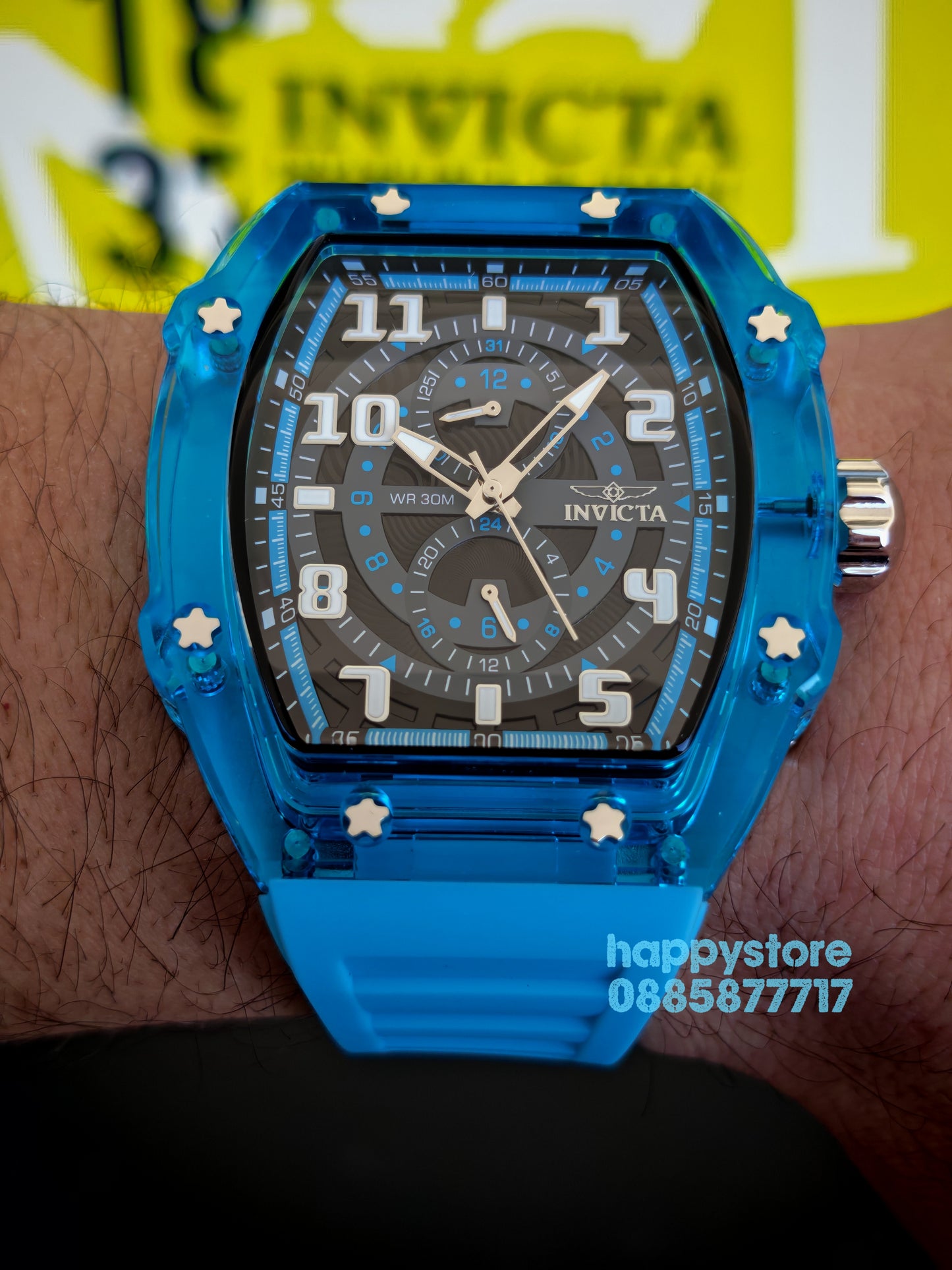 INVICTA Cyclone blue 49 mm