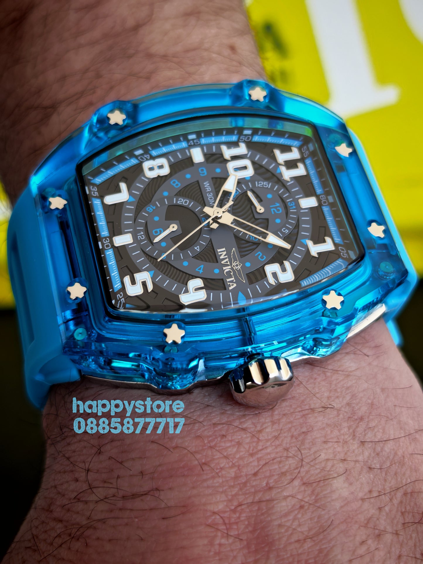 INVICTA Cyclone blue 49 mm