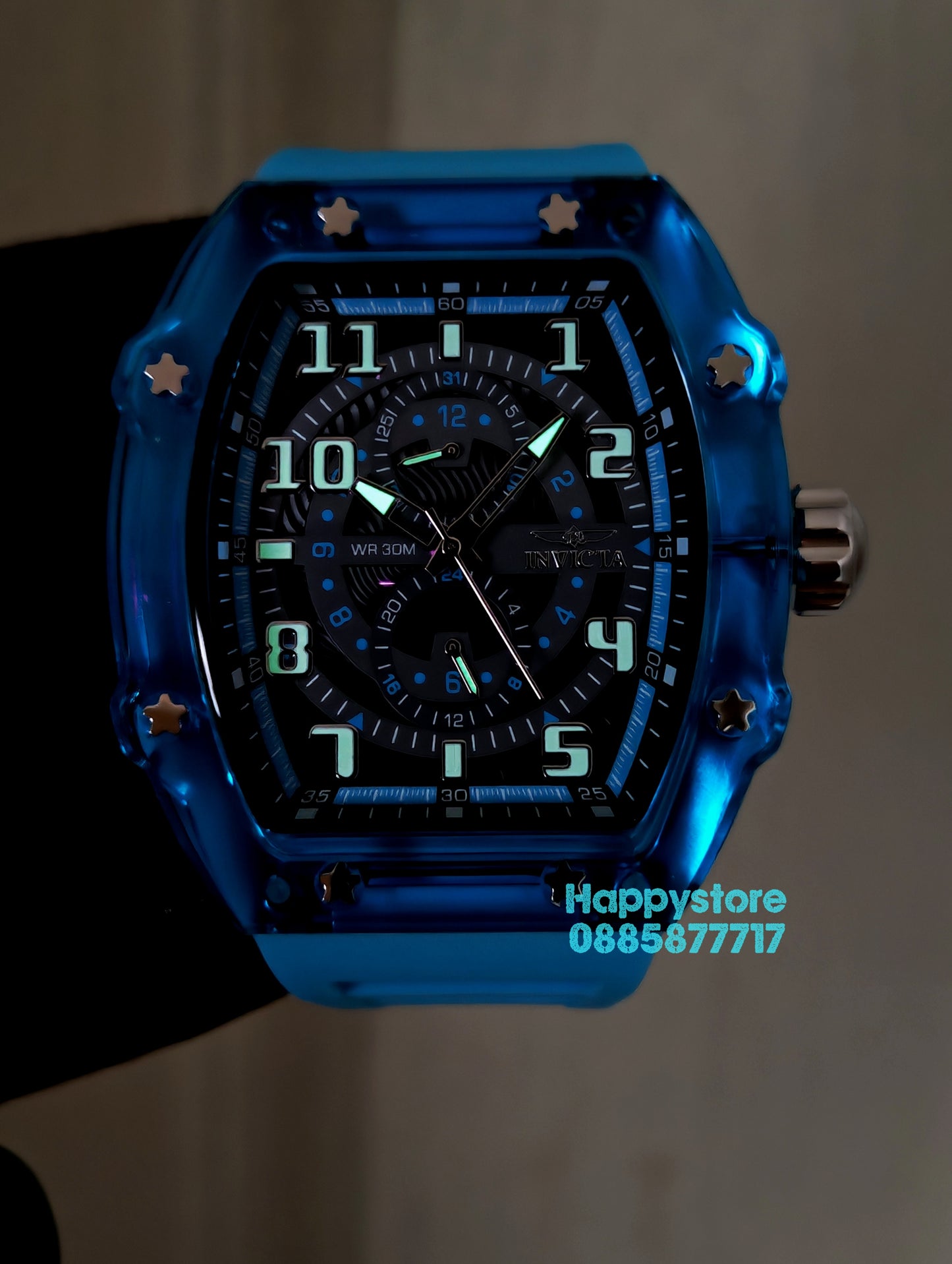 INVICTA Cyclone blue 49 mm