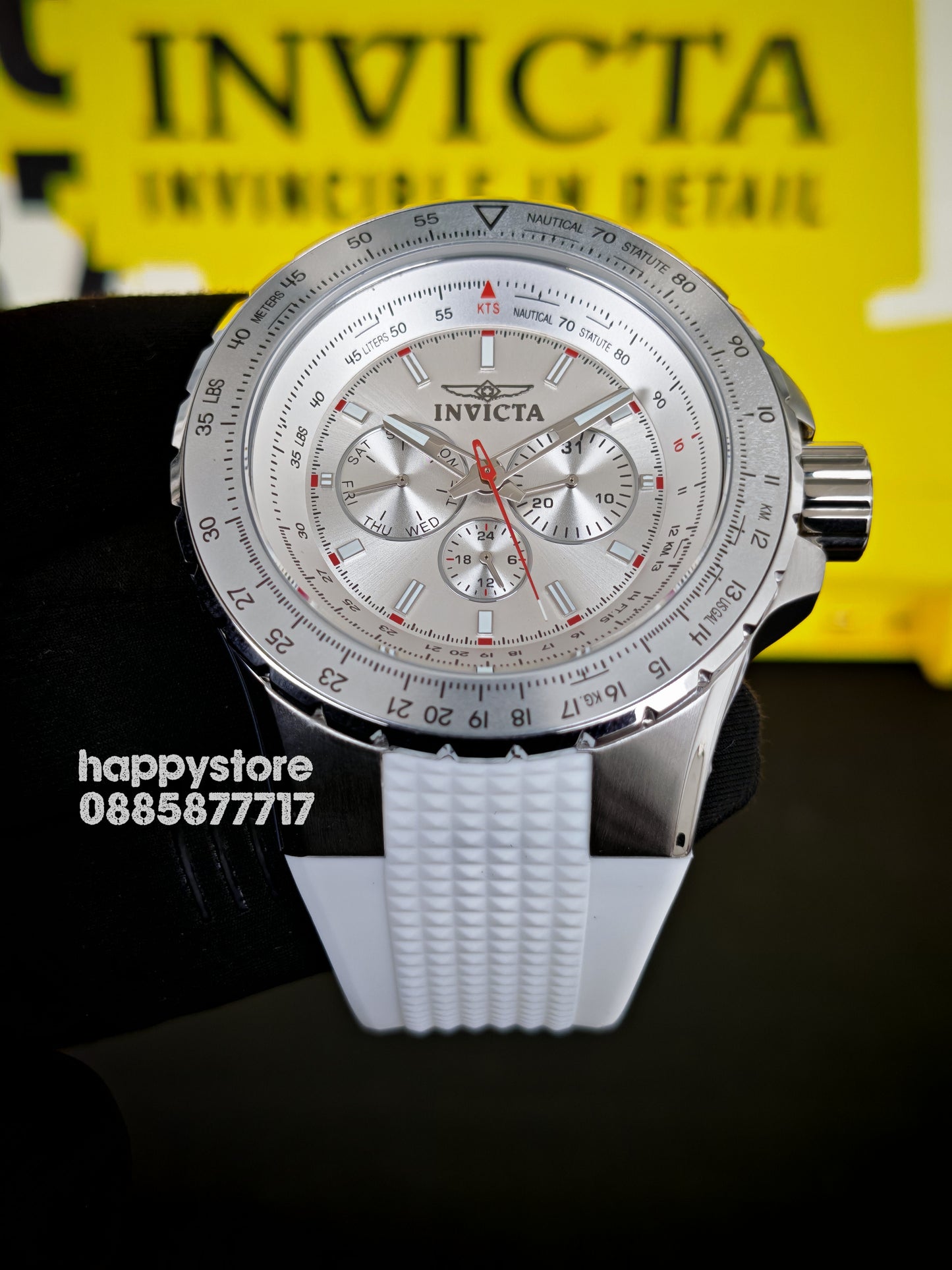 INVICTA Aviator white 50mm