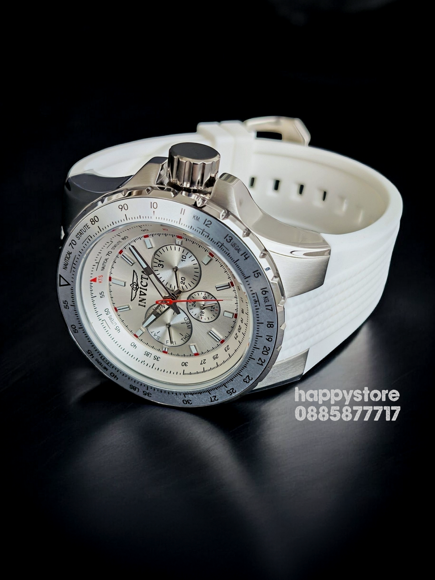 INVICTA Aviator white 50mm