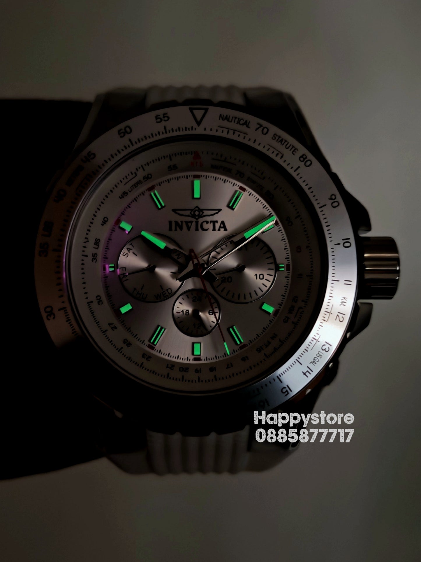INVICTA Aviator white 50mm